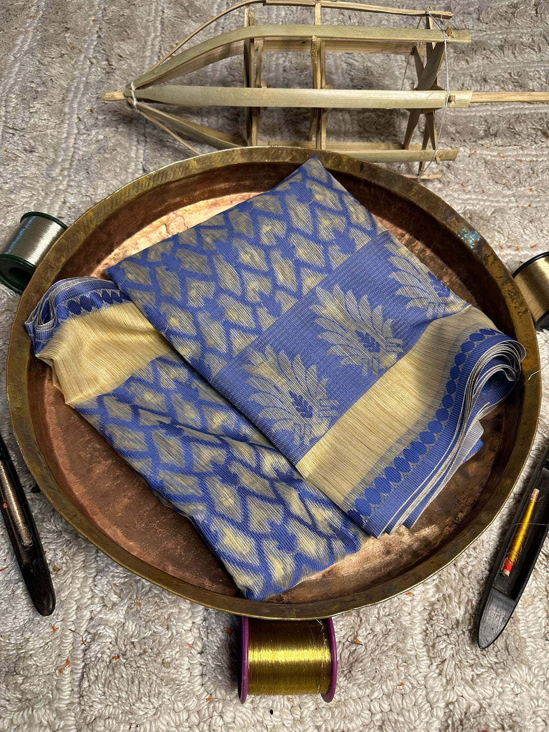 Light Tussar Soft Cotton Banarasi Saree