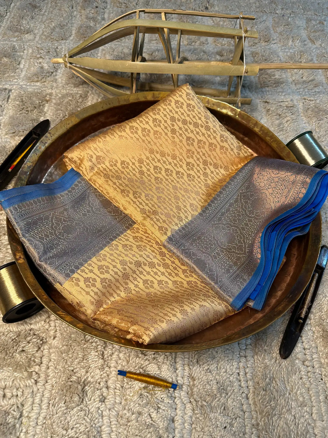 Eccentric Zari Weave Softsilk Banarasi Saree