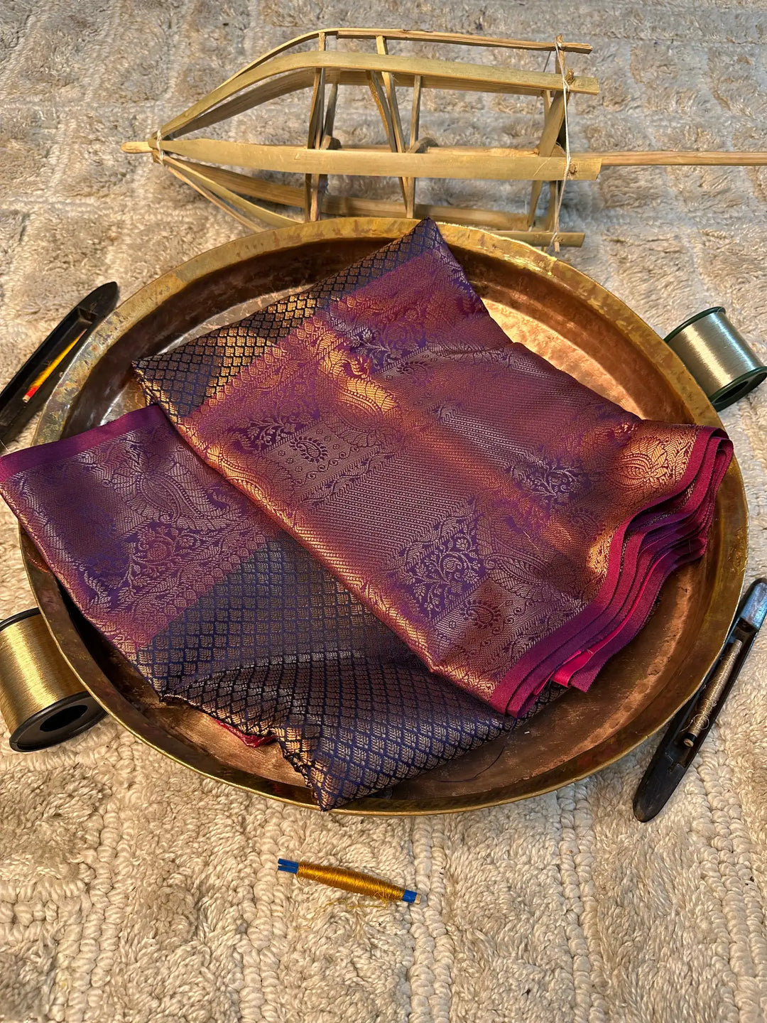 Eccentric Zari Weave Softsilk Banarasi Saree