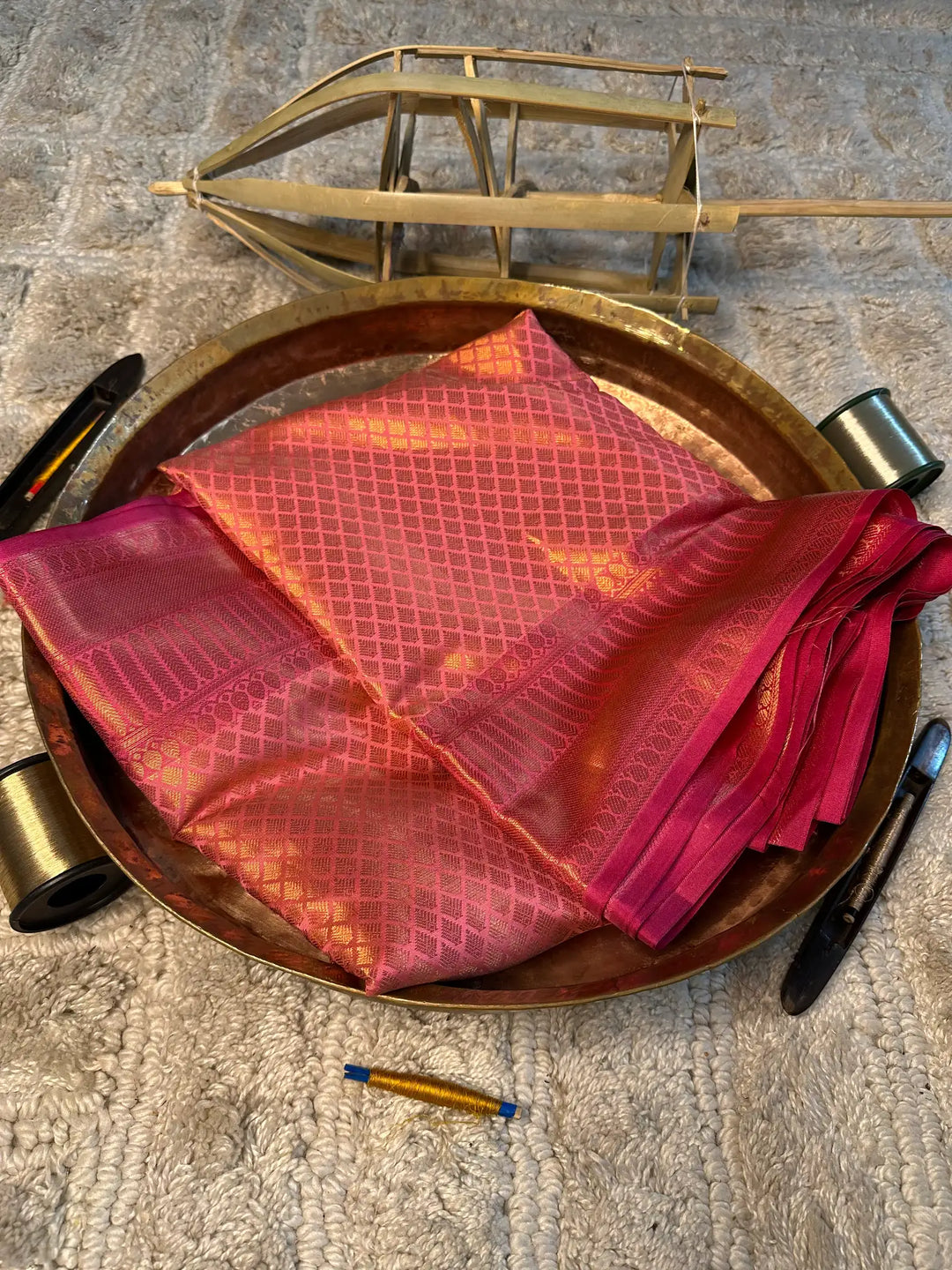 Eccentric Zari Weave Softsilk Banarasi Saree