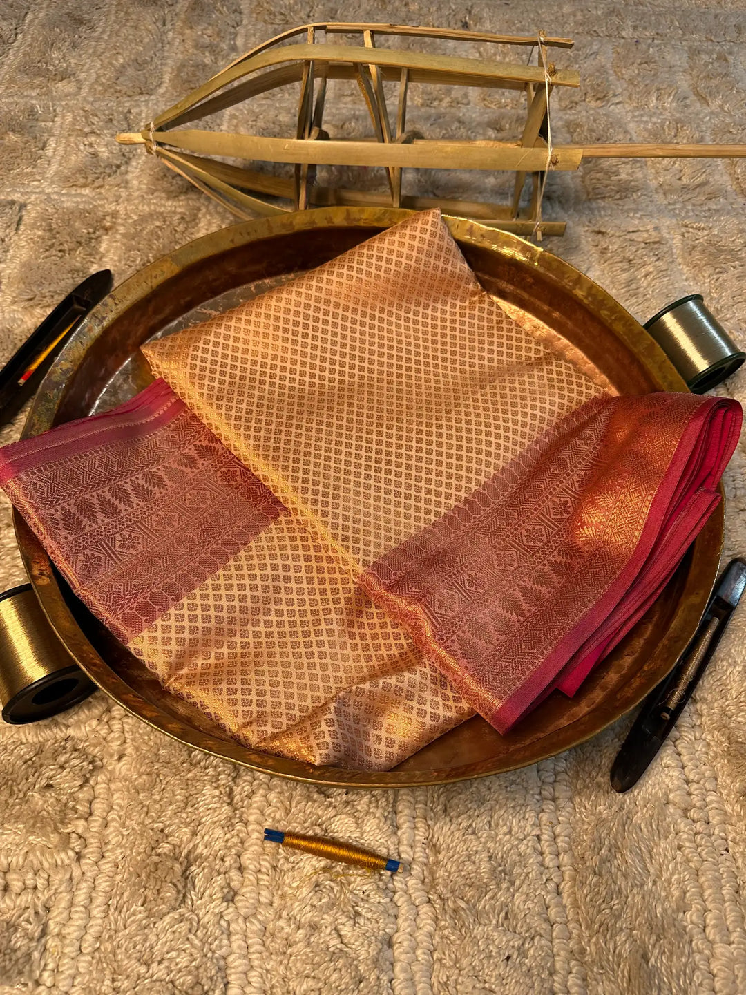 Eccentric Zari Weave Softsilk Banarasi Saree