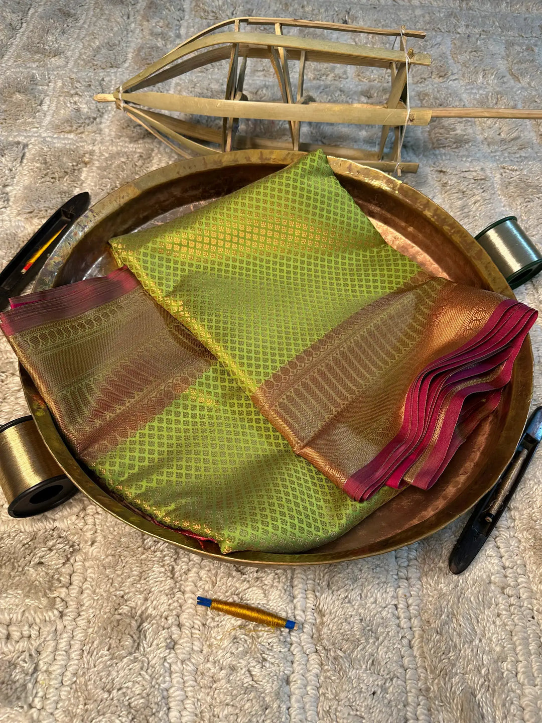 Eccentric Zari Weave Softsilk Banarasi Saree