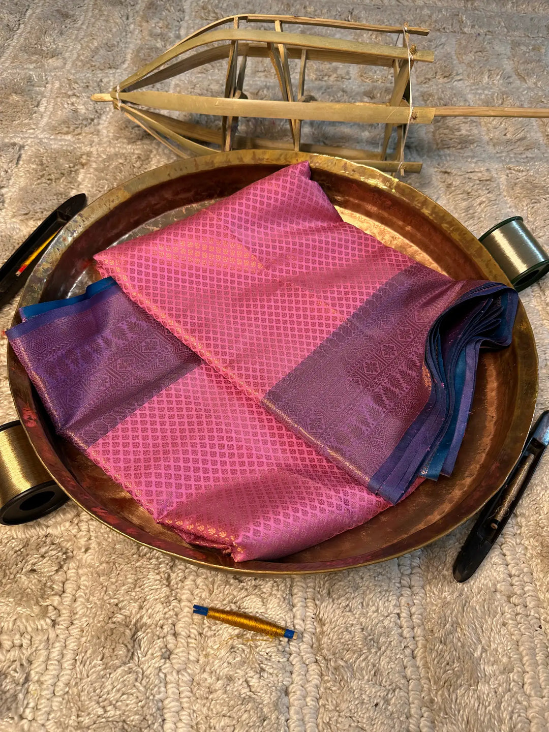 Eccentric Zari Weave Softsilk Banarasi Saree