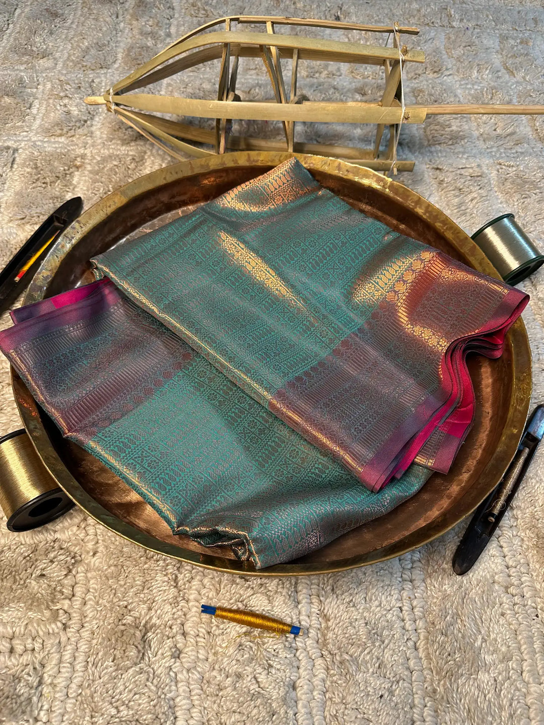 Eccentric Zari Weave Softsilk Banarasi Saree