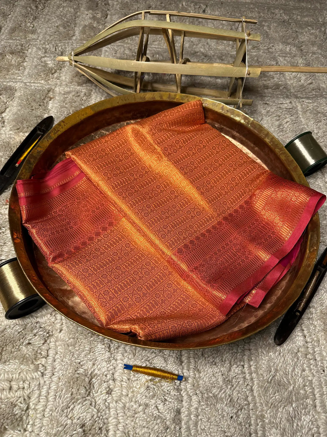 Eccentric Zari Weave Softsilk Banarasi Saree
