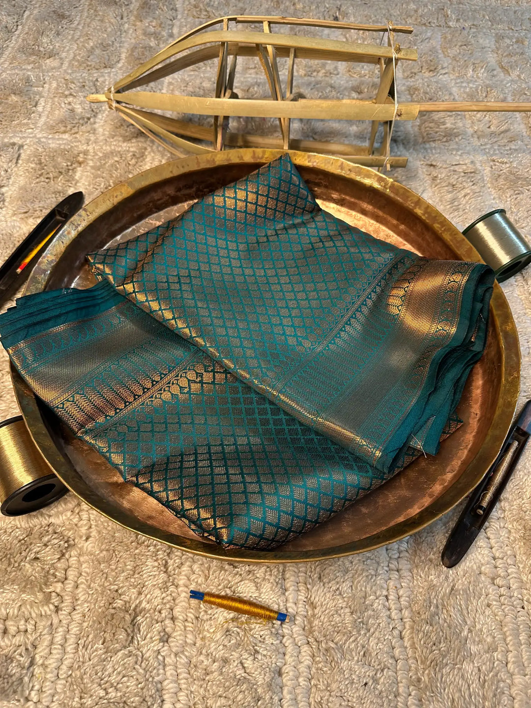 Eccentric Zari Weave Softsilk Banarasi Saree
