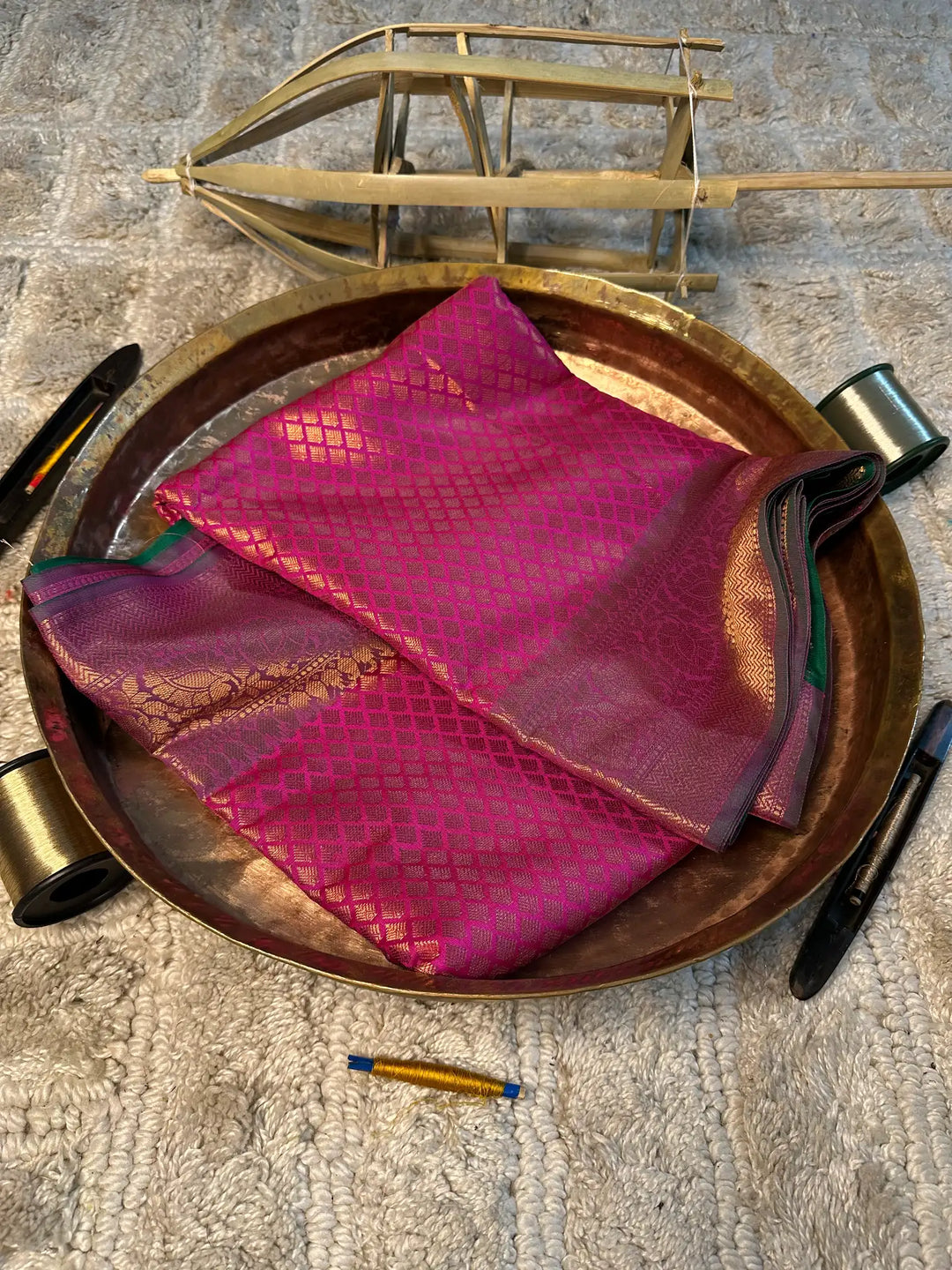 Eccentric Zari Weave Softsilk Banarasi Saree