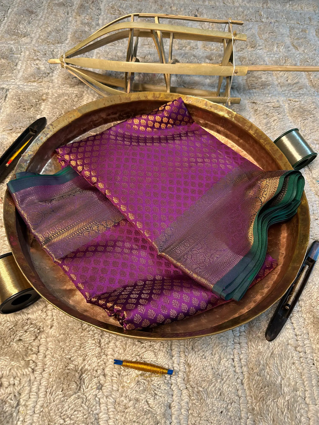 Eccentric Zari Weave Softsilk Banarasi Saree
