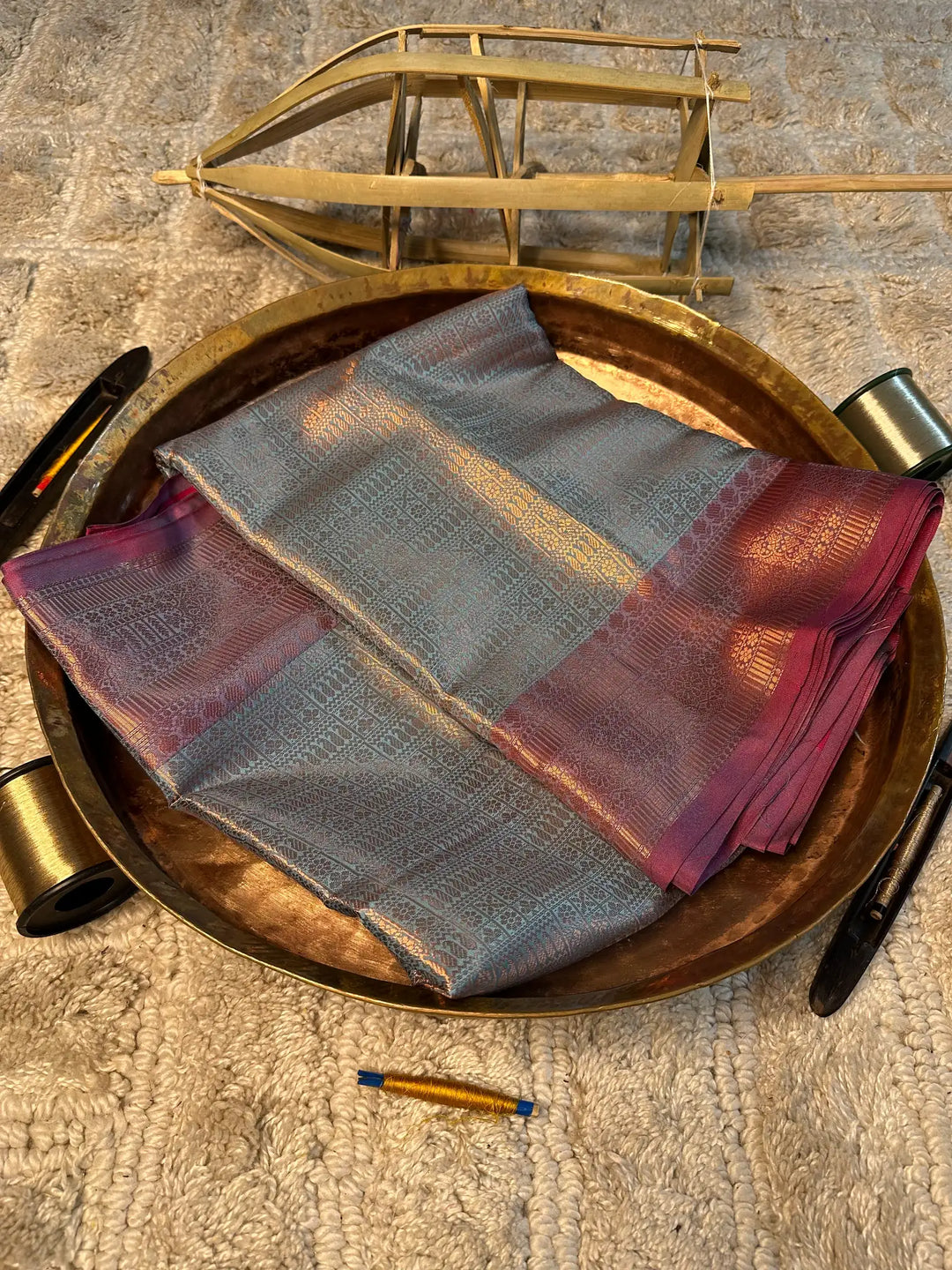 Eccentric Zari Weave Softsilk Banarasi Saree