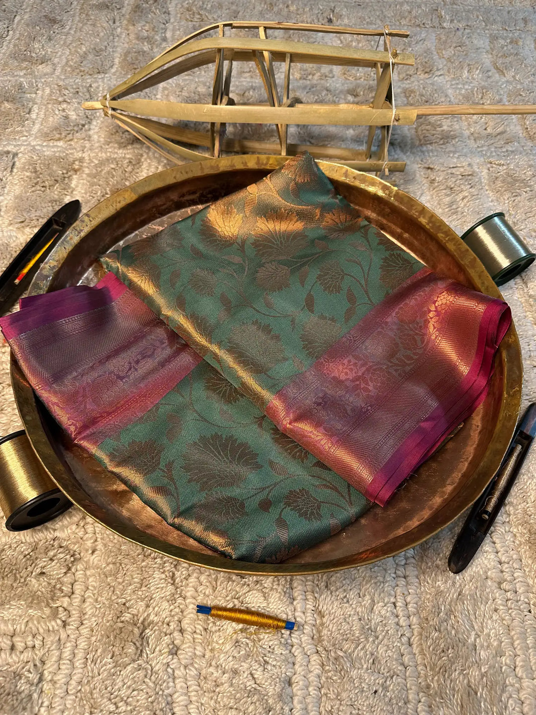 Eccentric Zari Weave Softsilk Banarasi Saree