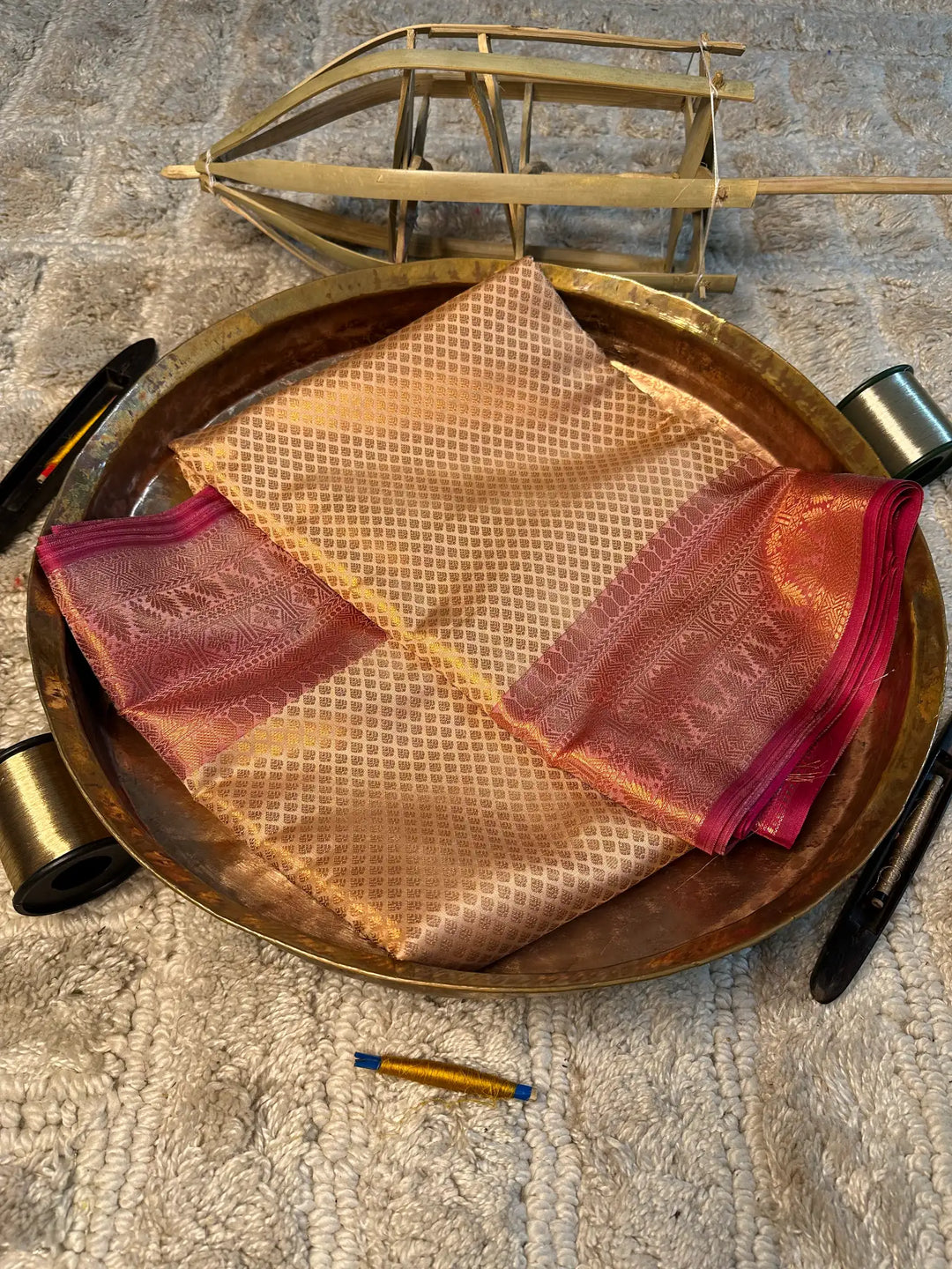 Eccentric Zari Weave Softsilk Banarasi Saree