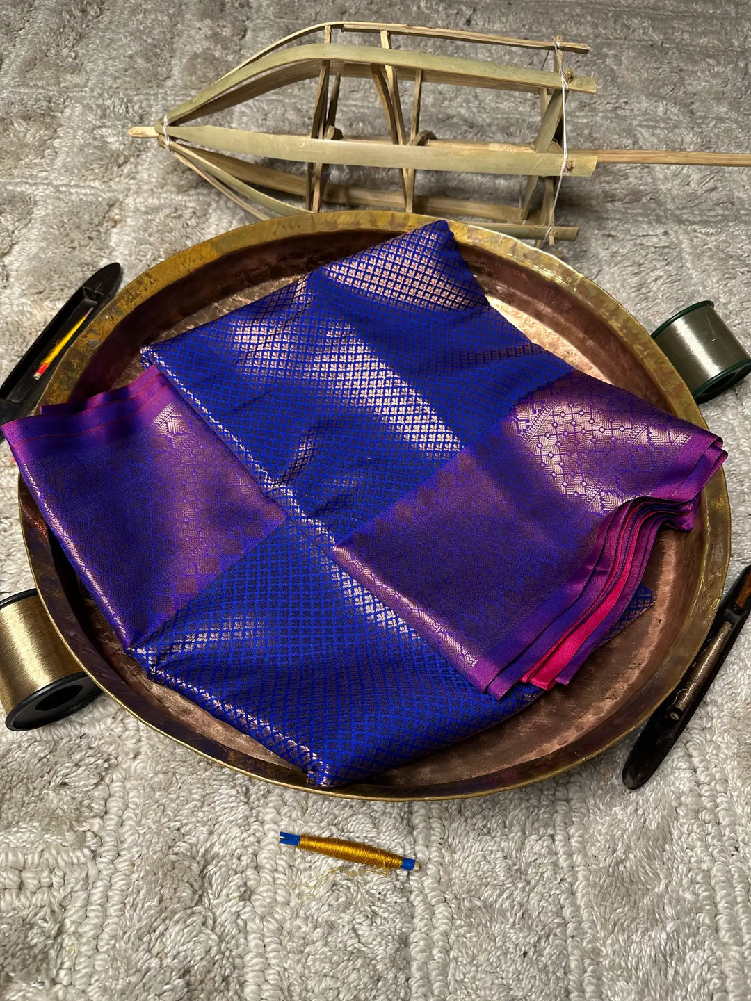 Eccentric Zari Weave Softsilk Banarasi Saree
