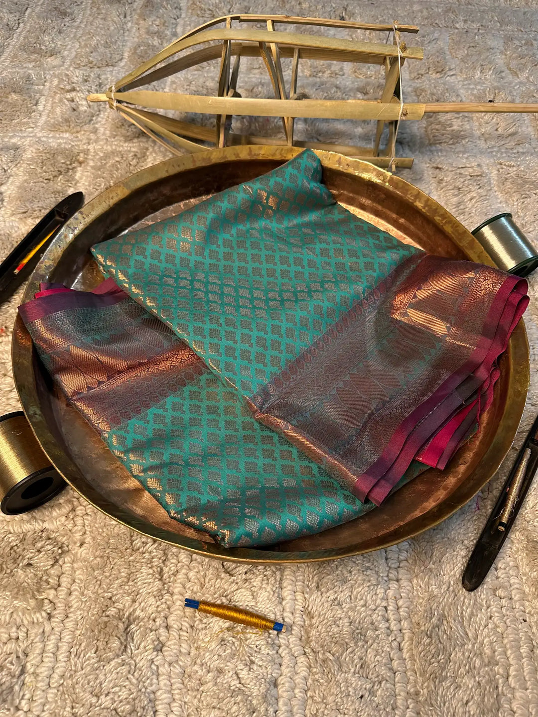 Eccentric Zari Weave Softsilk Banarasi Saree