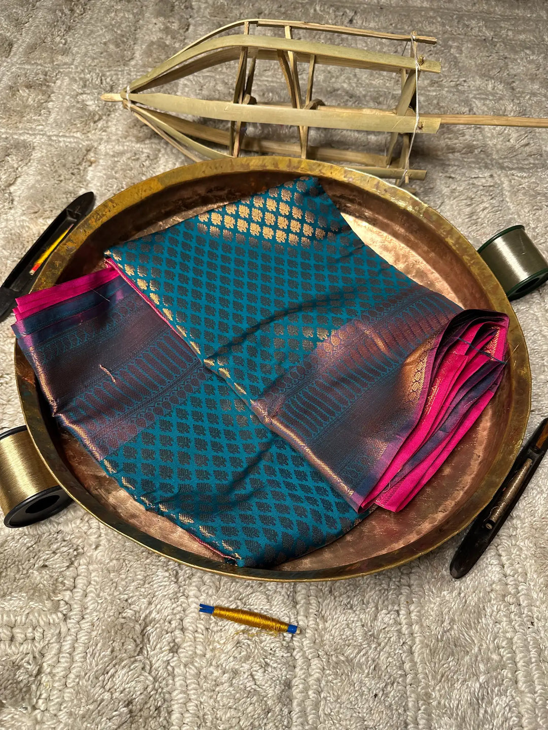 Eccentric Zari Weave Softsilk Banarasi Saree