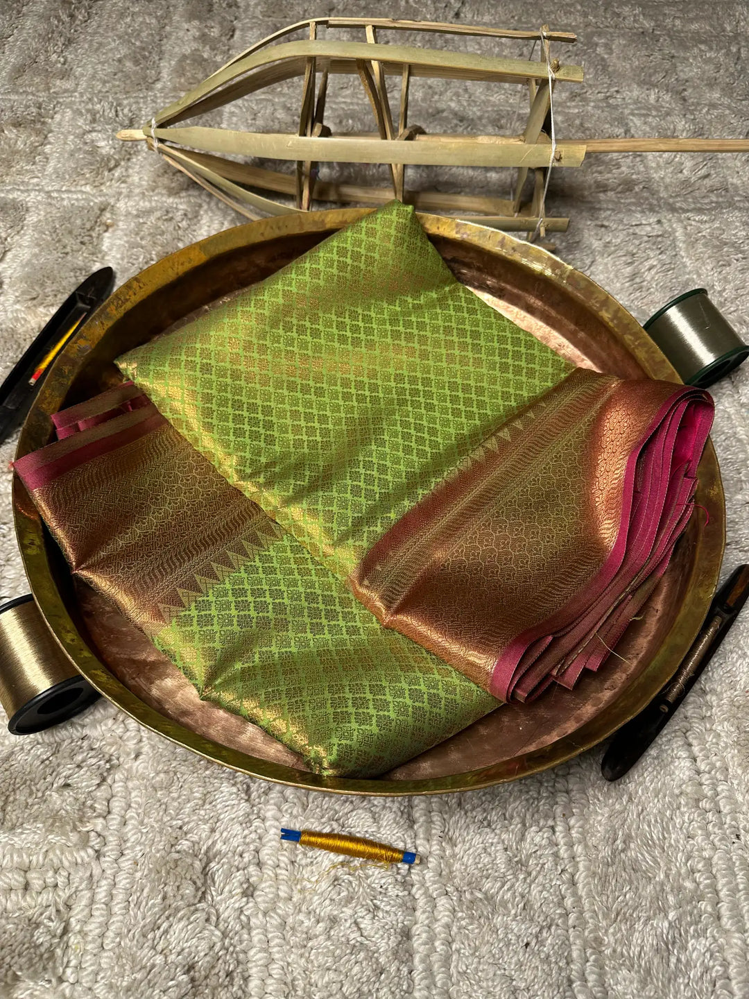 Eccentric Zari Weave Softsilk Banarasi Saree