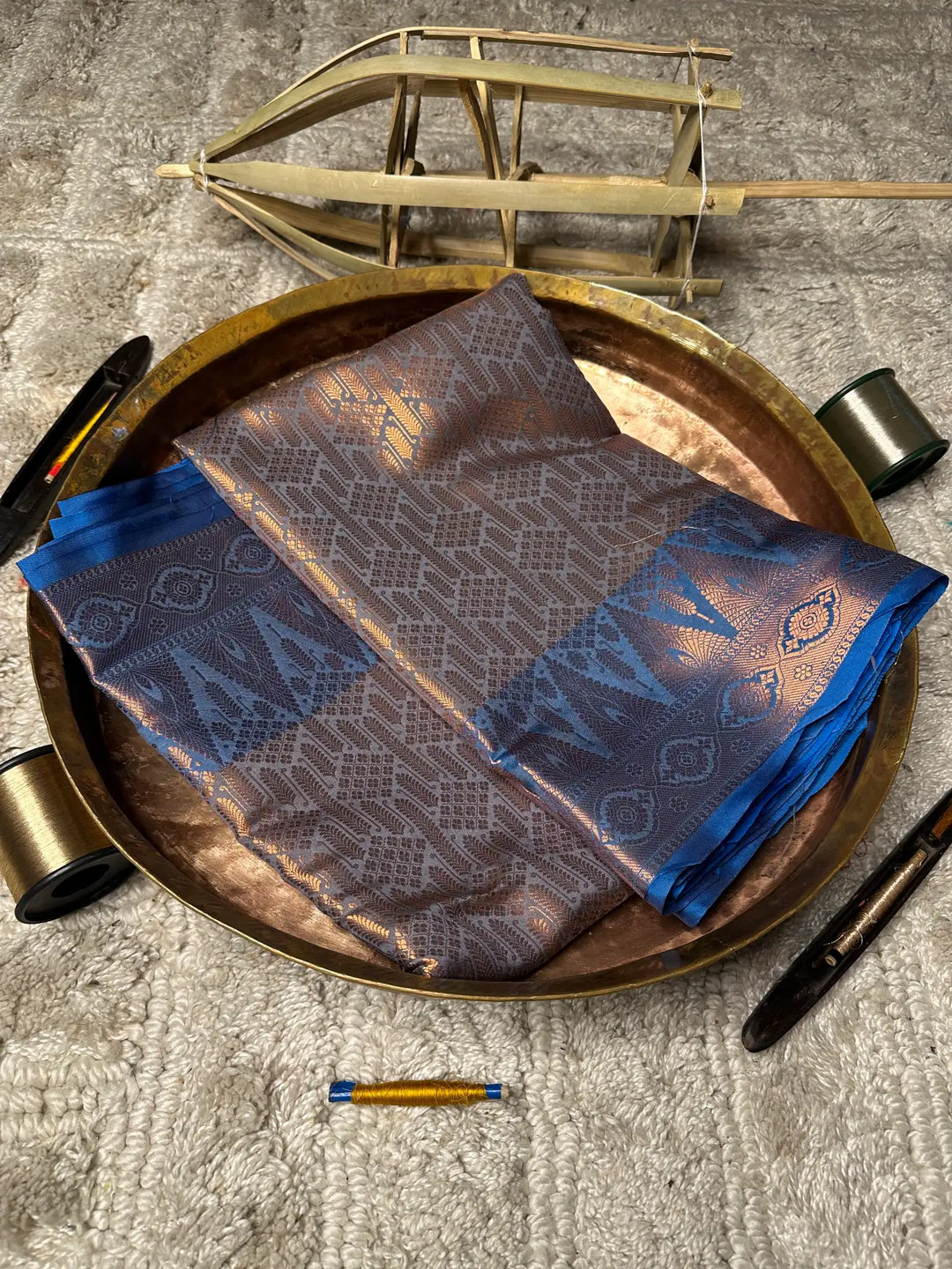 Eccentric Zari Weave Softsilk Banarasi Saree
