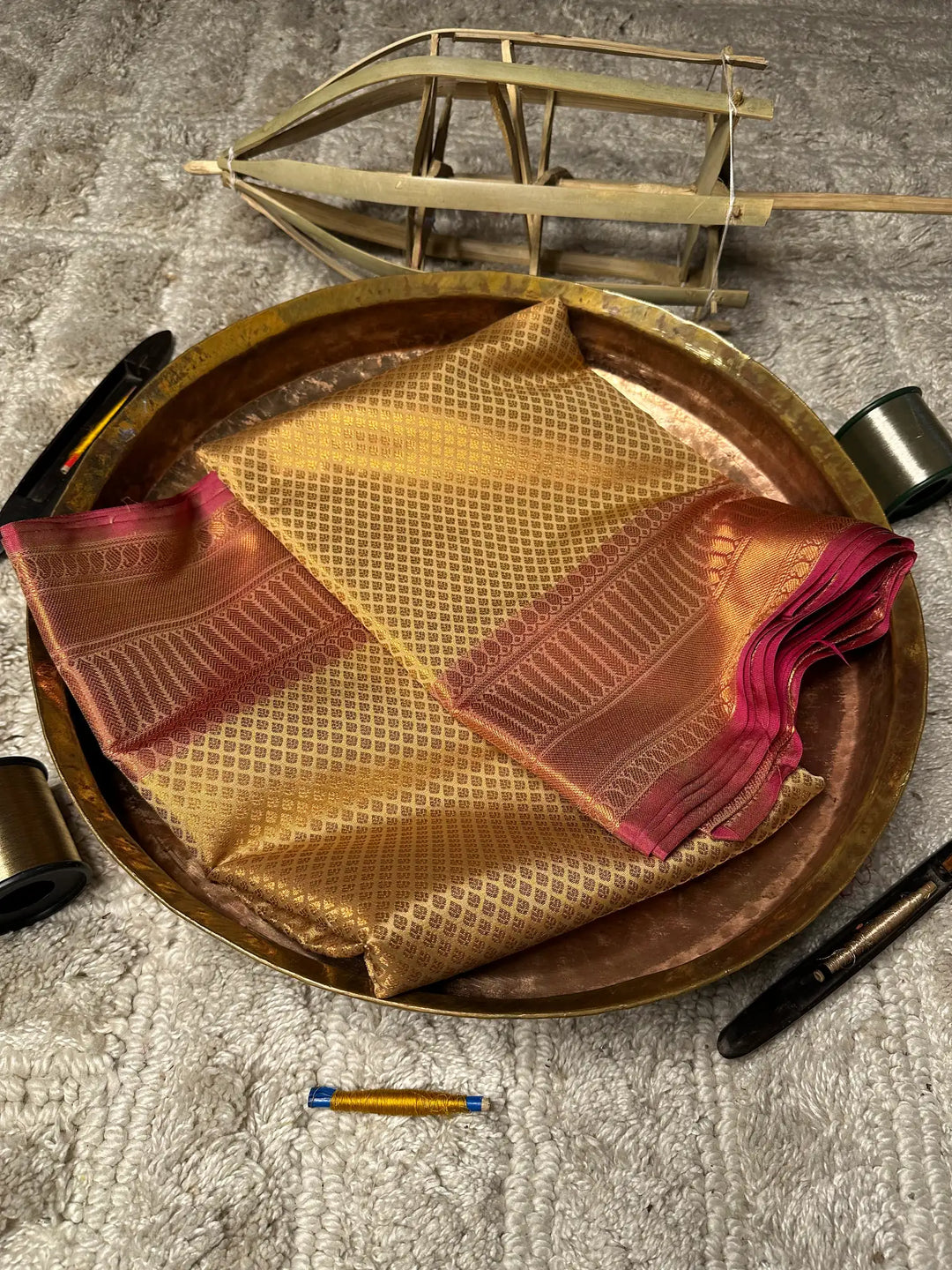 Eccentric Zari Weave Softsilk Banarasi Saree