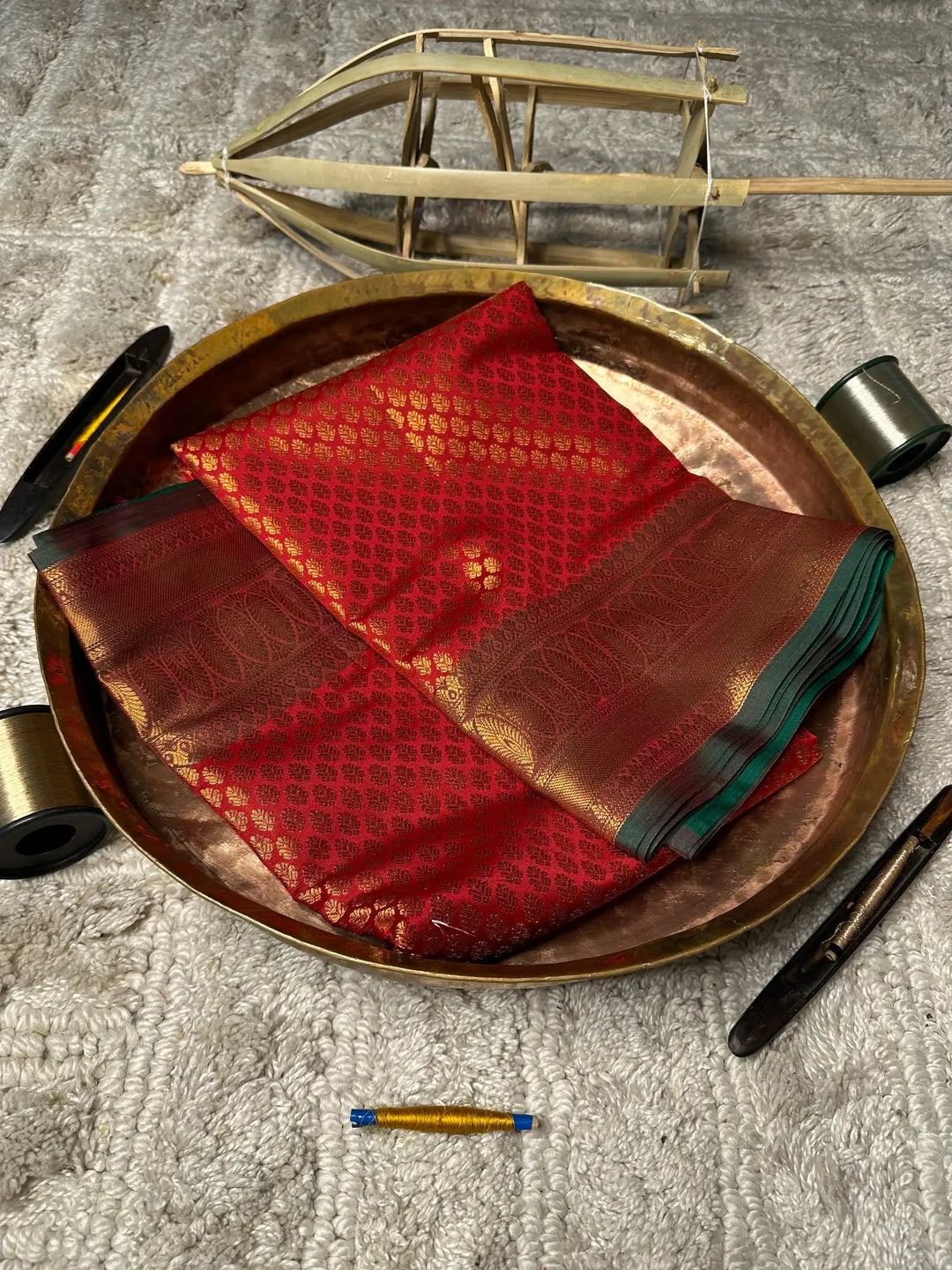 Eccentric Zari Weave Softsilk Banarasi Saree