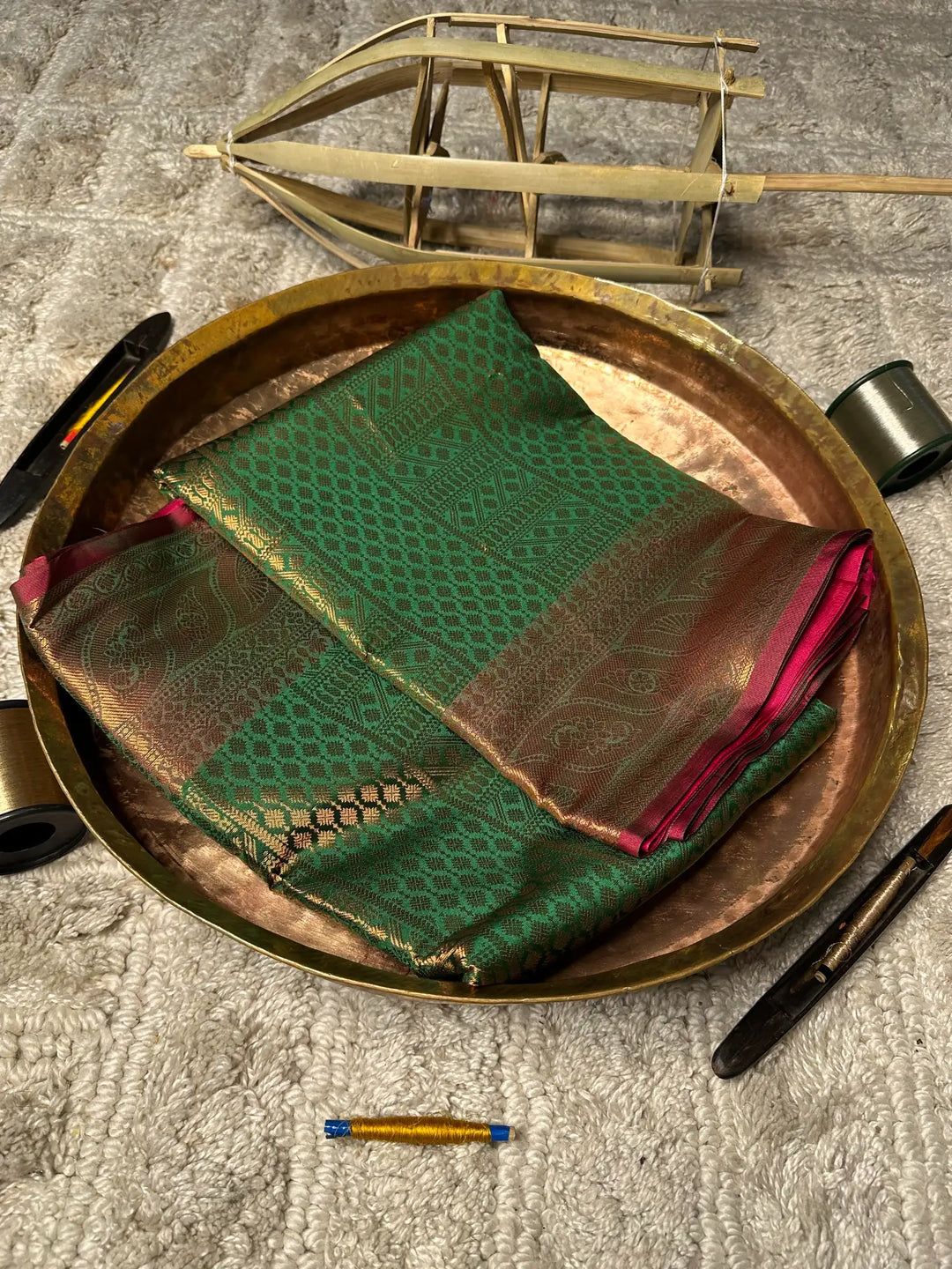 Eccentric Zari Weave Softsilk Banarasi Saree