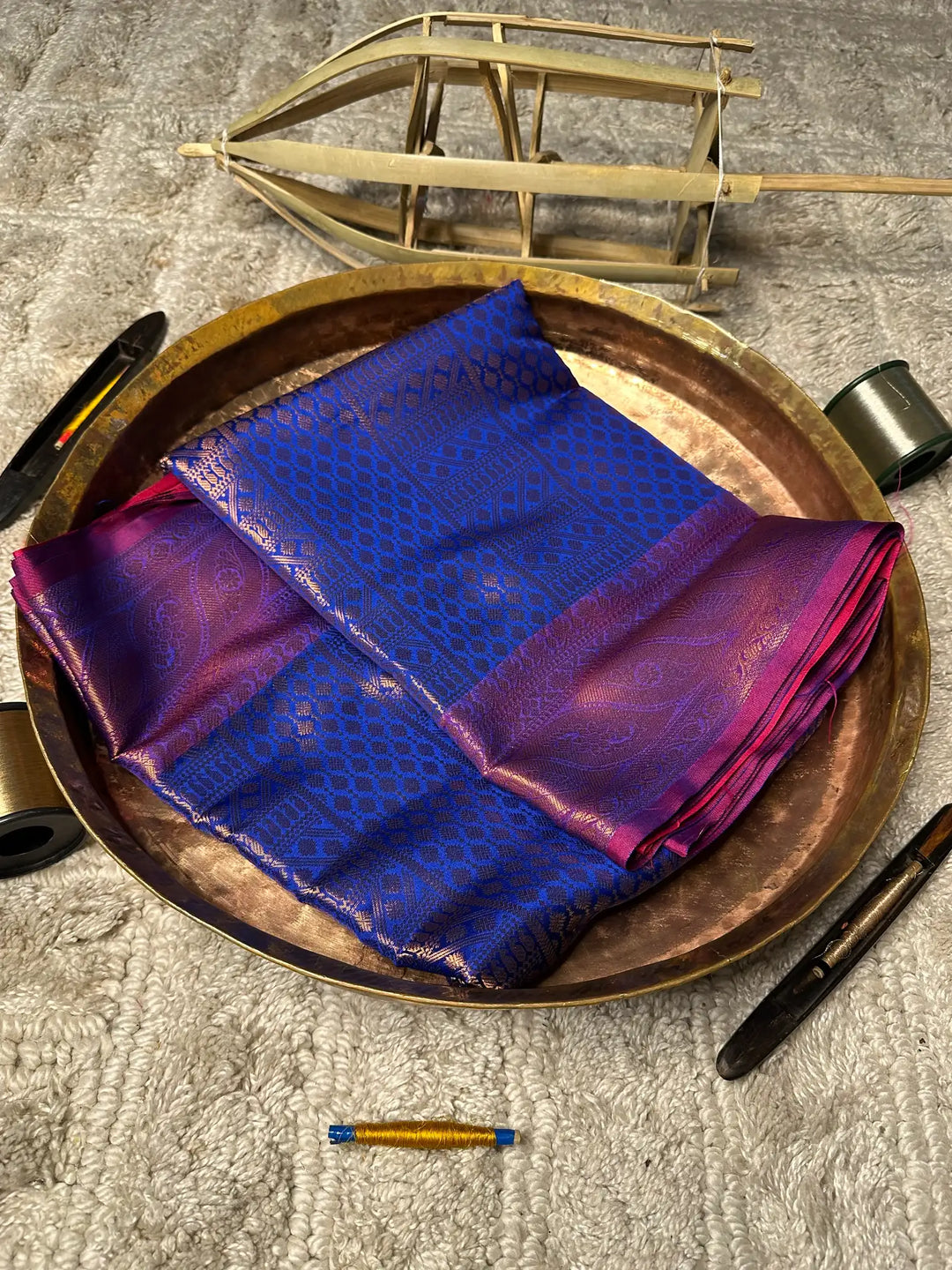 Eccentric Zari Weave Softsilk Banarasi Saree