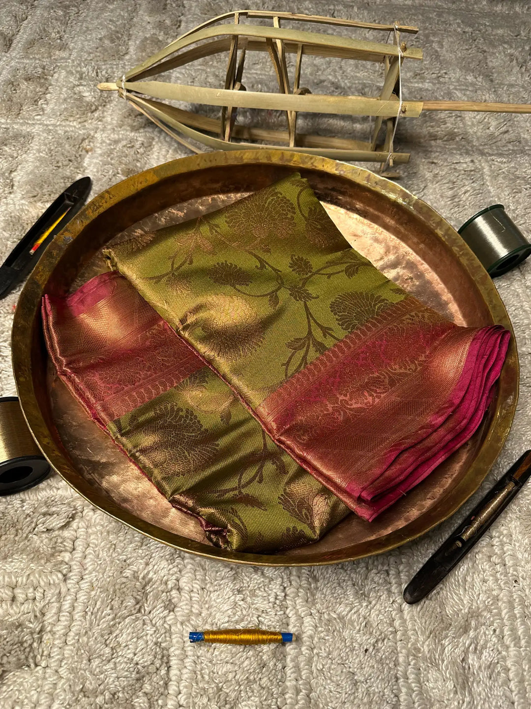 Eccentric Zari Weave Softsilk Banarasi Saree