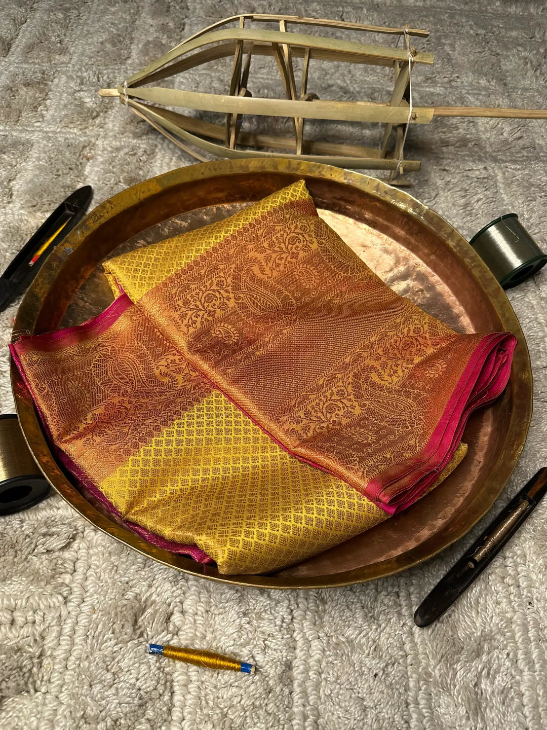 Eccentric Zari Weave Softsilk Banarasi Saree