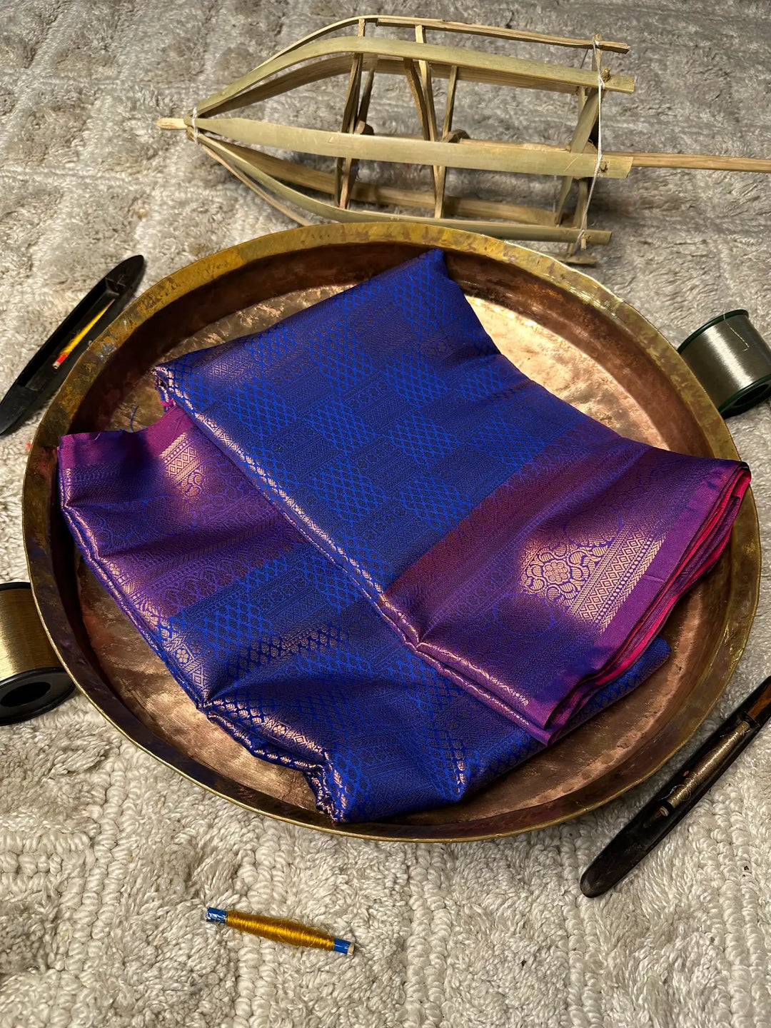 Eccentric Zari Weave Softsilk Banarasi Saree