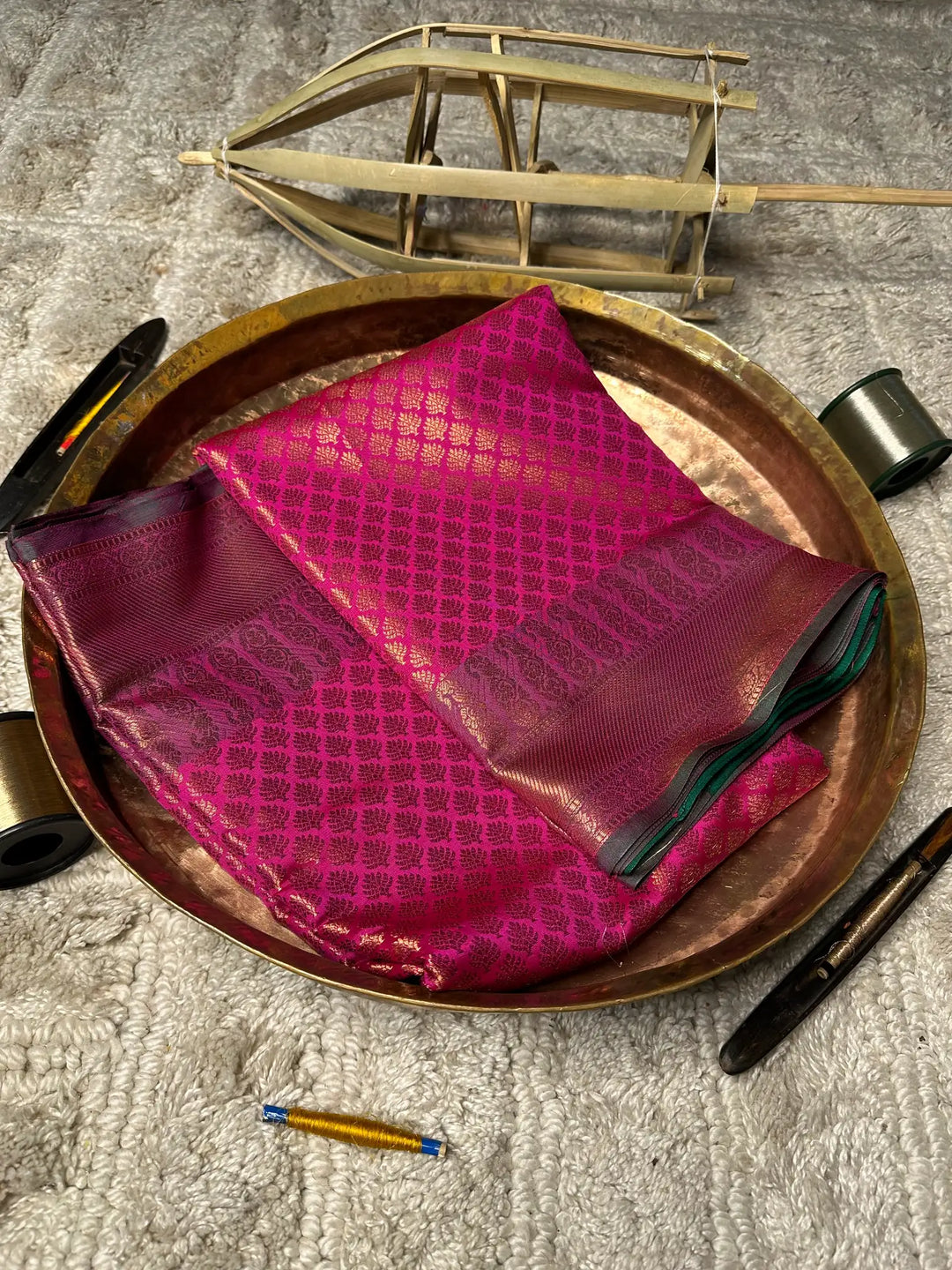 Eccentric Zari Weave Softsilk Banarasi Saree