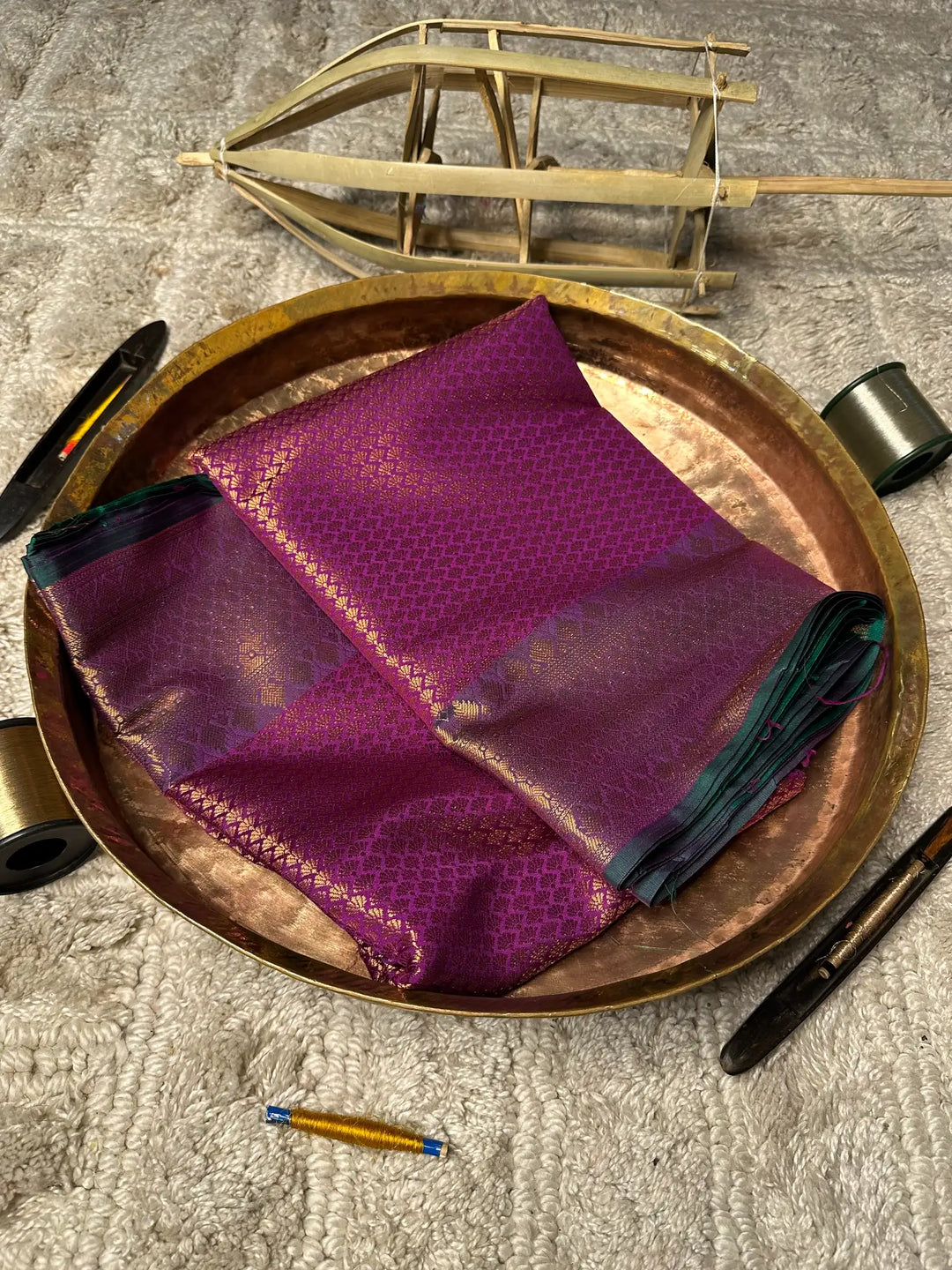 Eccentric Zari Weave Softsilk Banarasi Saree