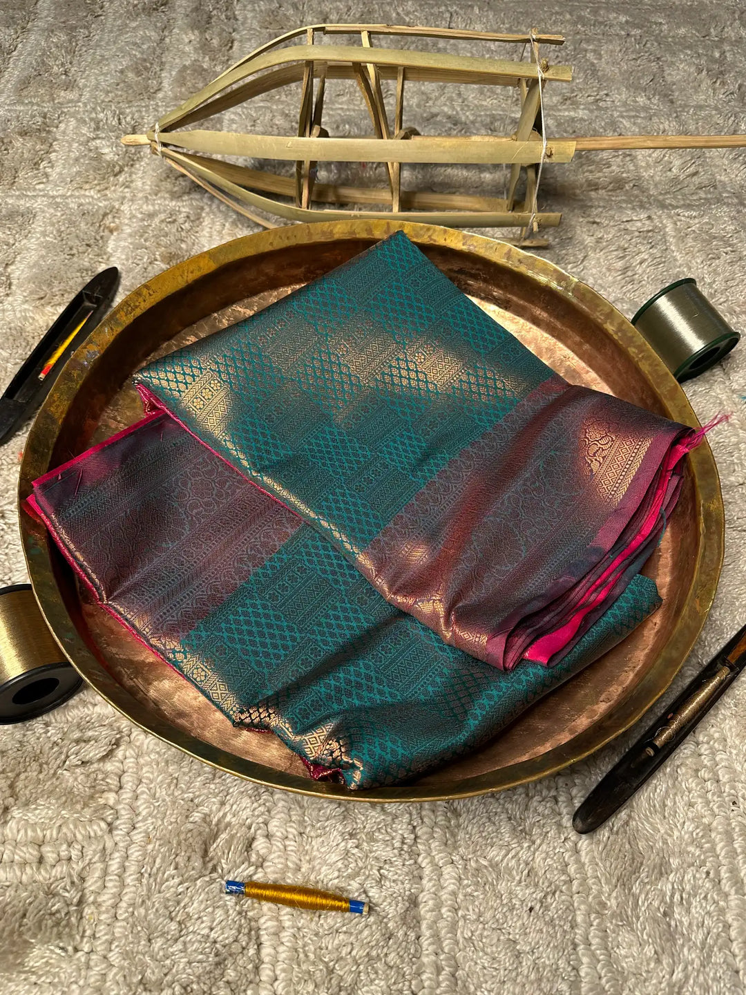 Eccentric Zari Weave Softsilk Banarasi Saree