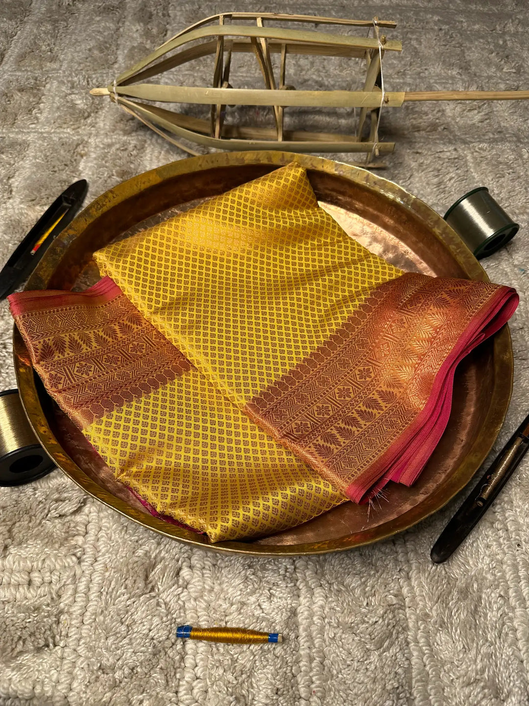 Eccentric Zari Weave Softsilk Banarasi Saree