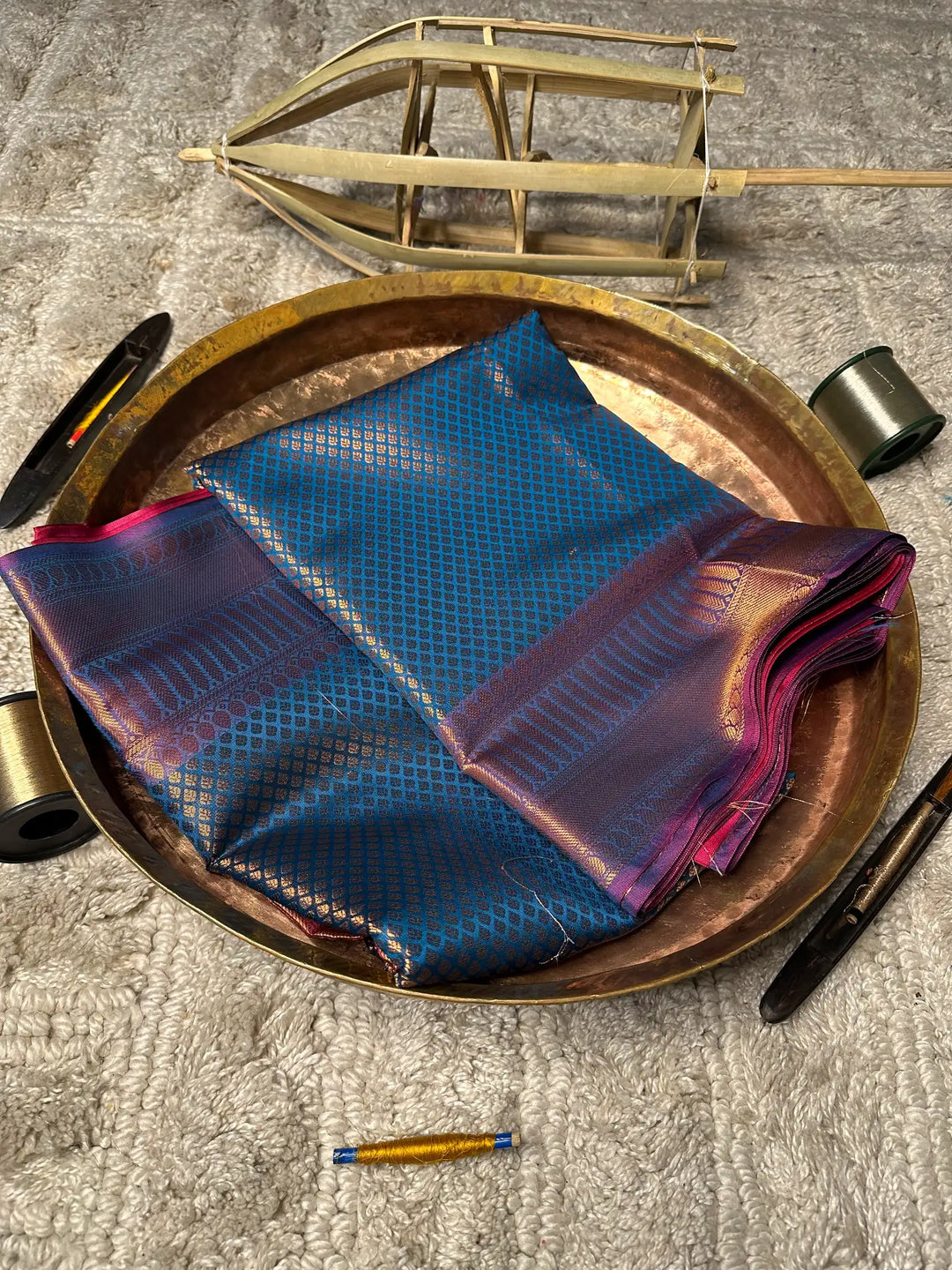Eccentric Zari Weave Softsilk Banarasi Saree