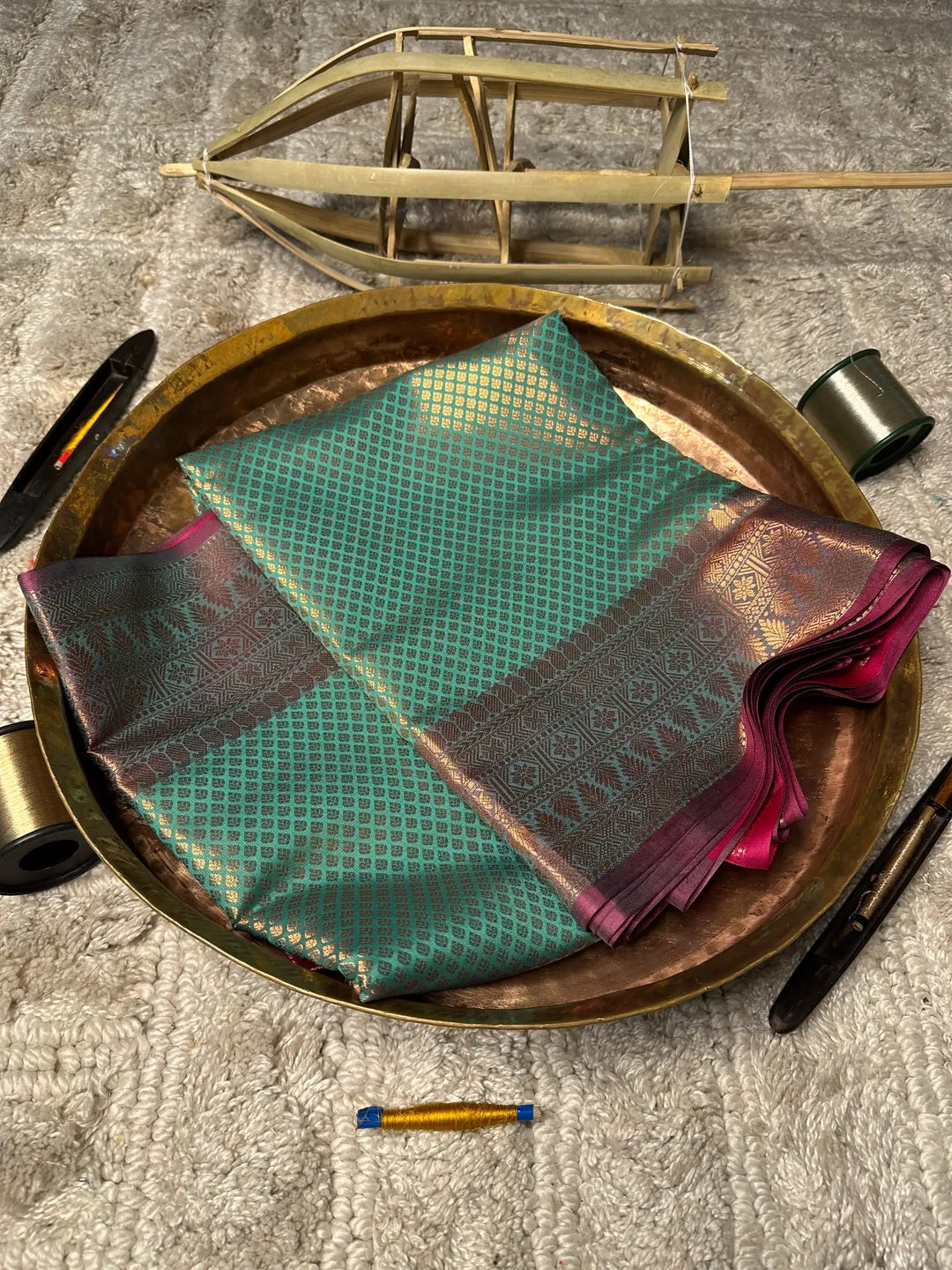 Eccentric Zari Weave Softsilk Banarasi Saree