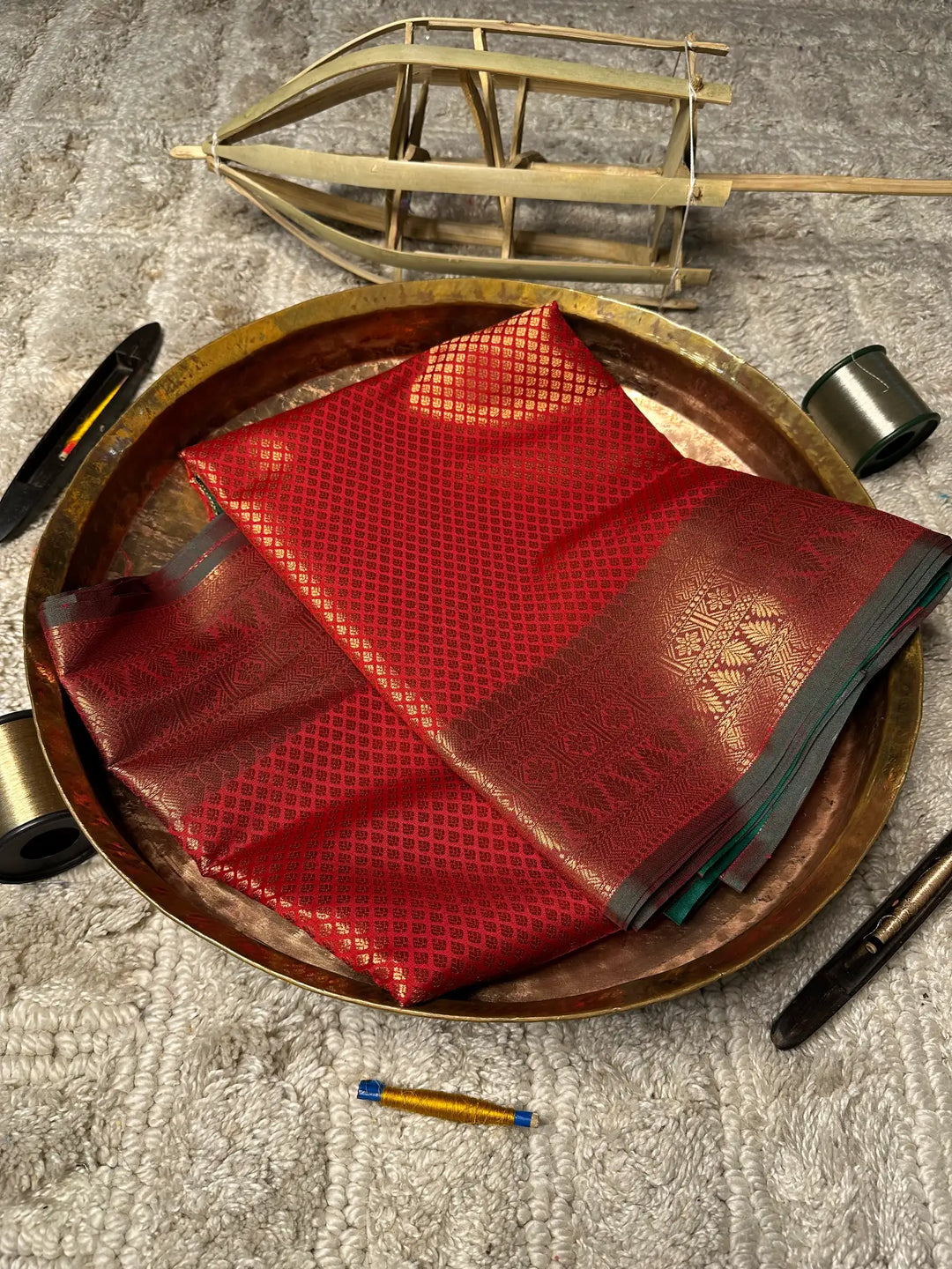 Eccentric Zari Weave Softsilk Banarasi Saree