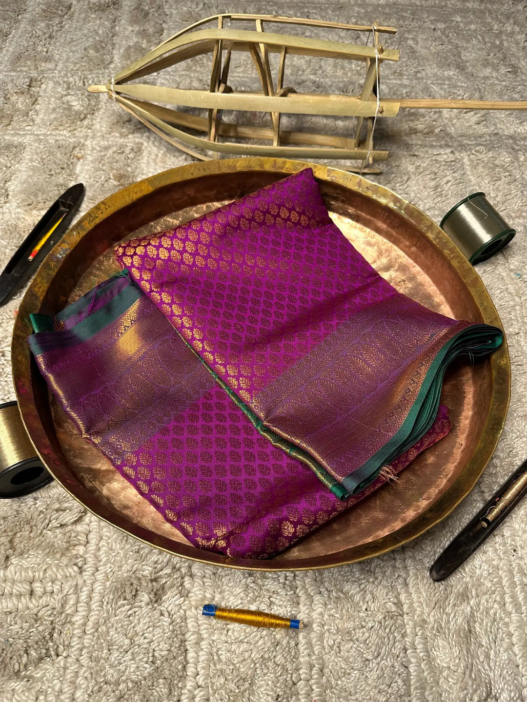 Eccentric Zari Weave Softsilk Banarasi Saree
