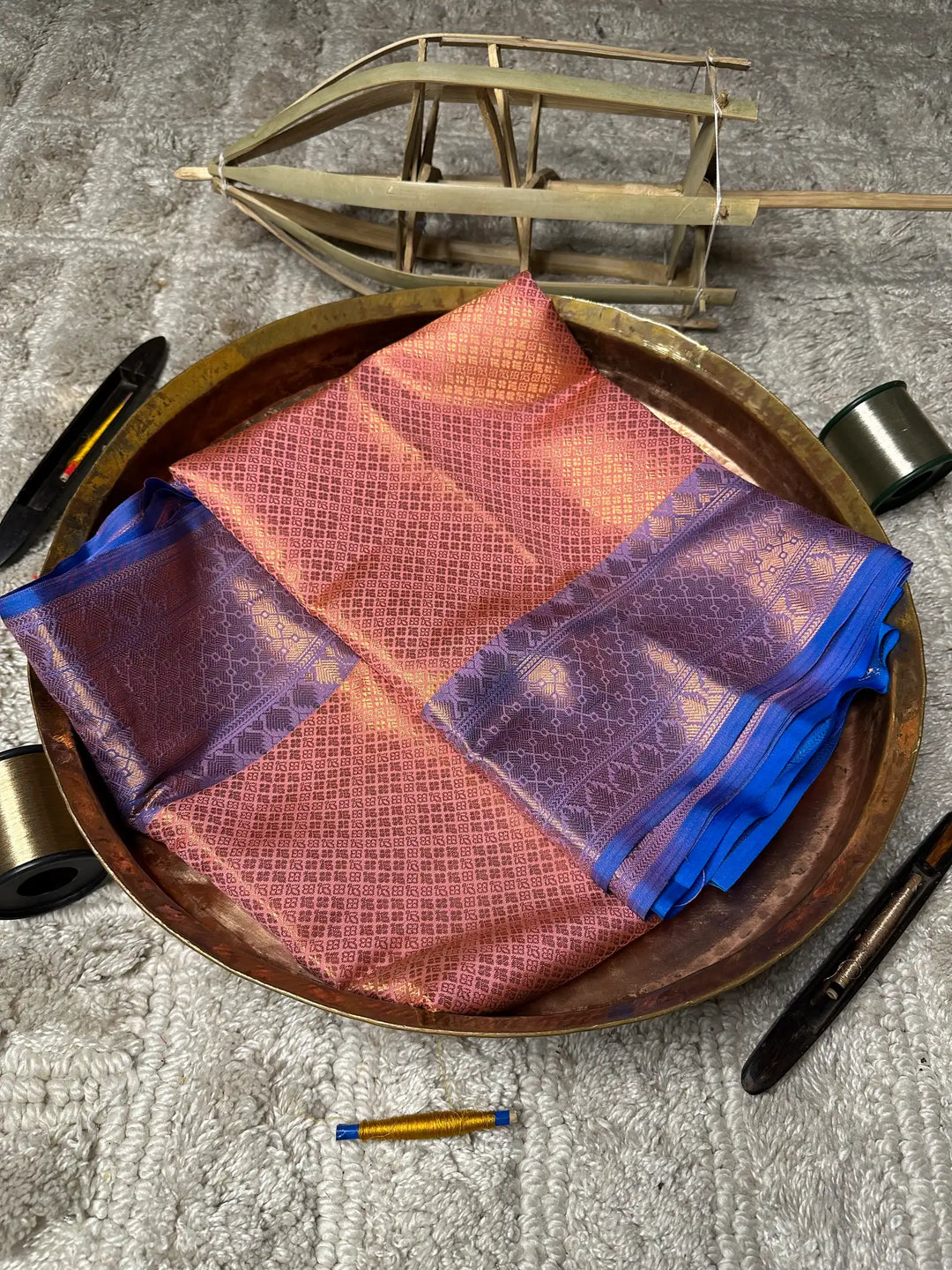 Eccentric Zari Weave Softsilk Banarasi Saree