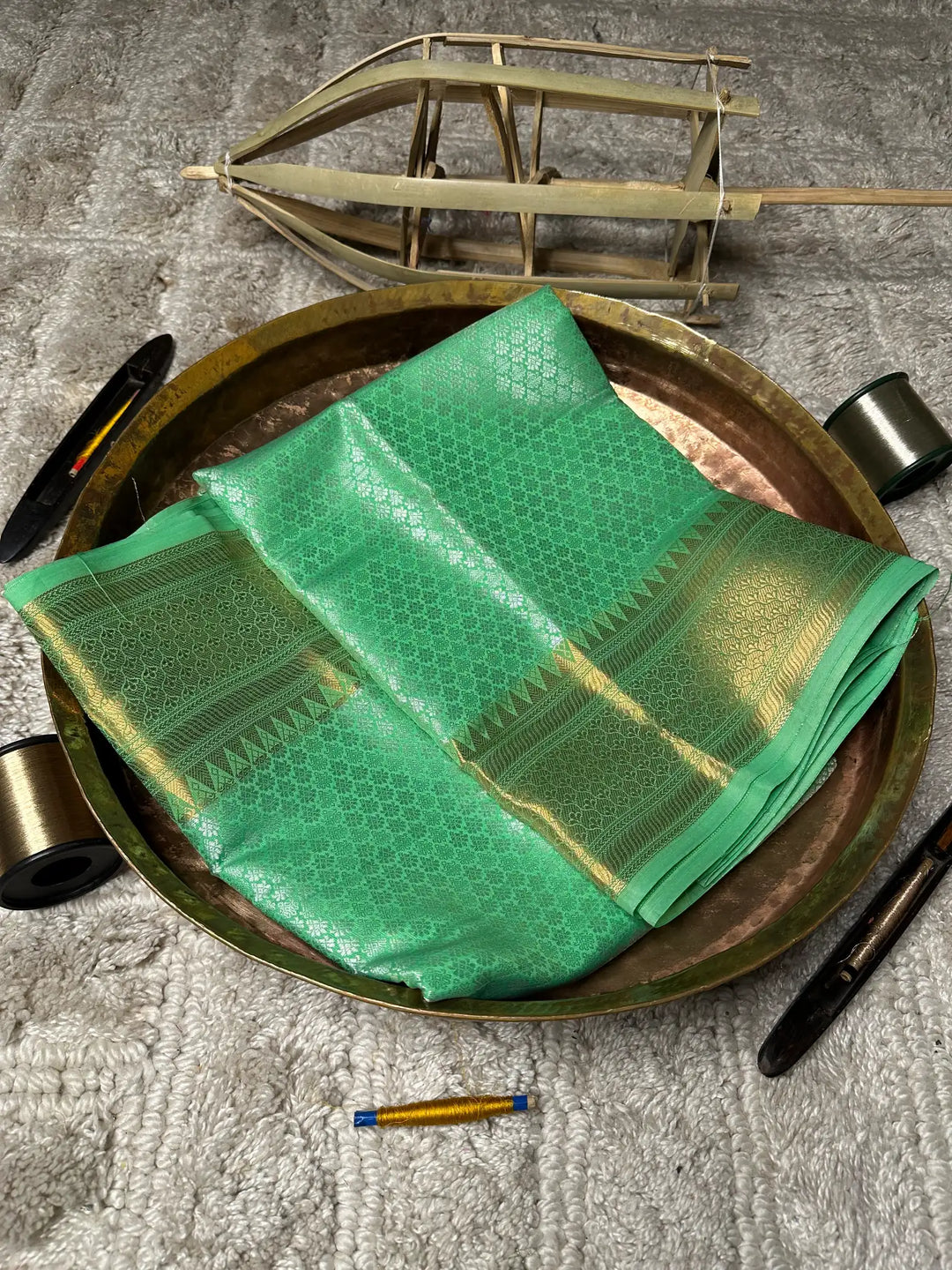 Eccentric Zari Weave Softsilk Banarasi Saree