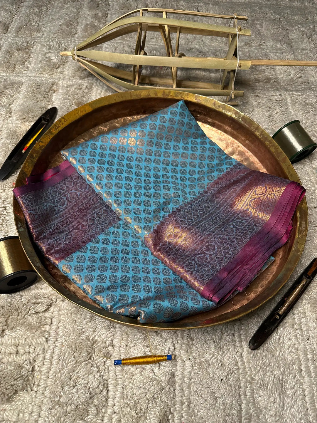 Eccentric Zari Weave Softsilk Banarasi Saree