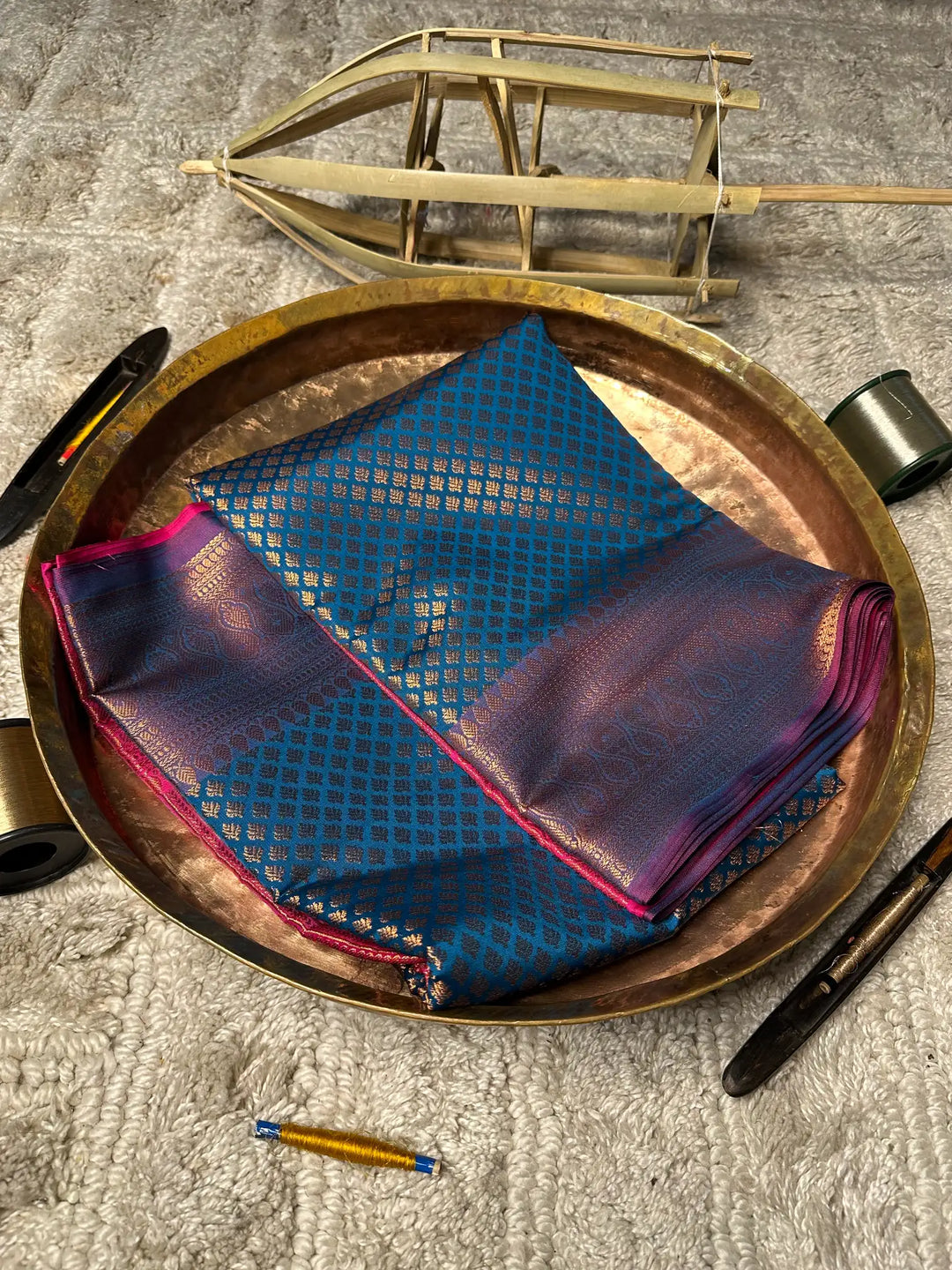 Eccentric Zari Weave Softsilk Banarasi Saree