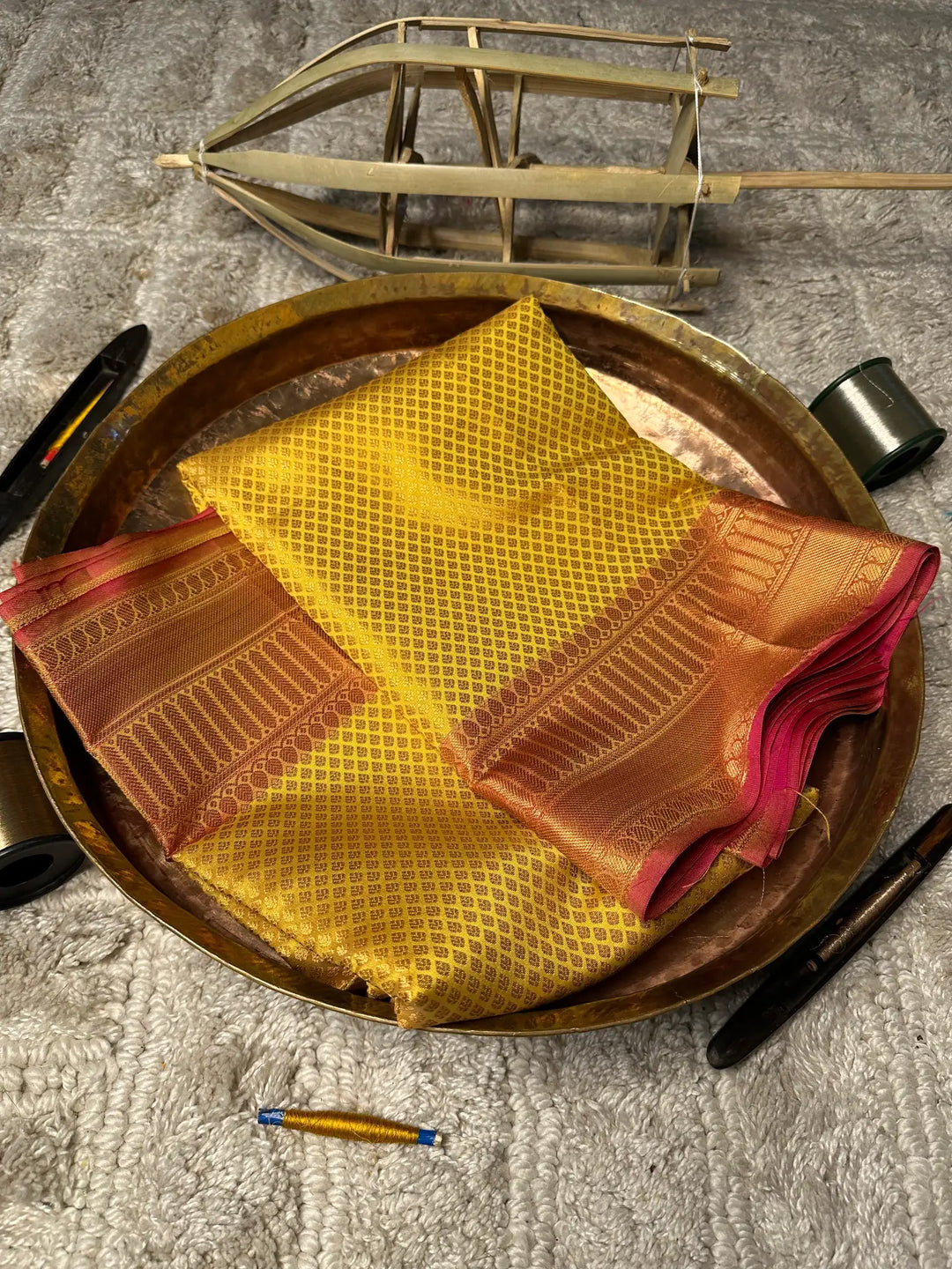 Eccentric Zari Weave Softsilk Banarasi Saree