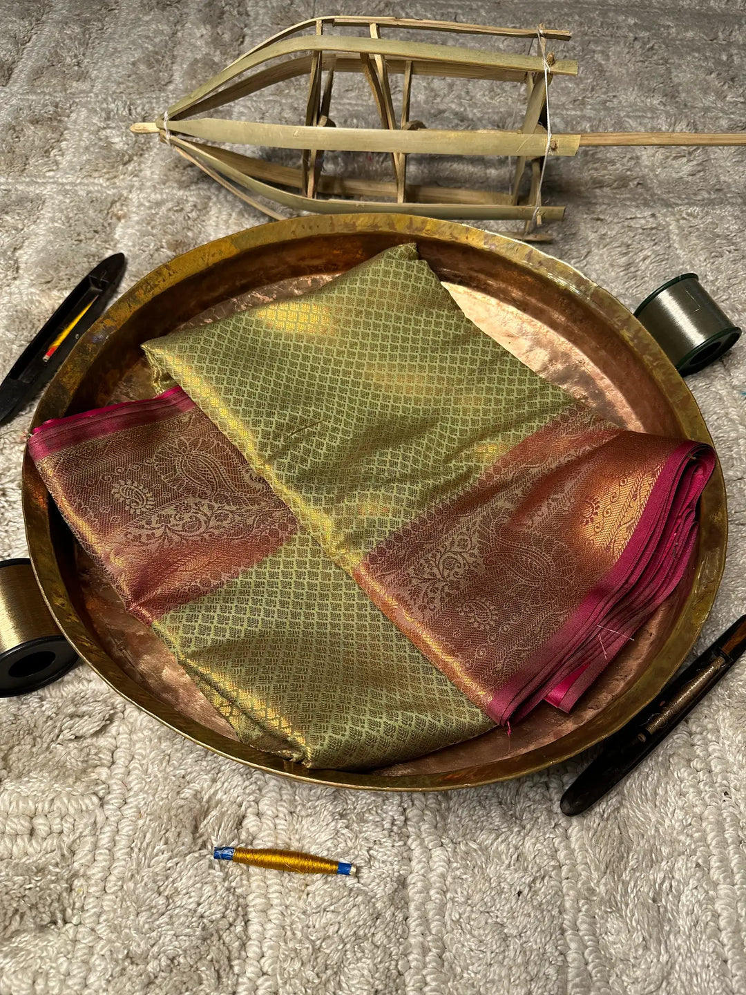 Eccentric Zari Weave Softsilk Banarasi Saree
