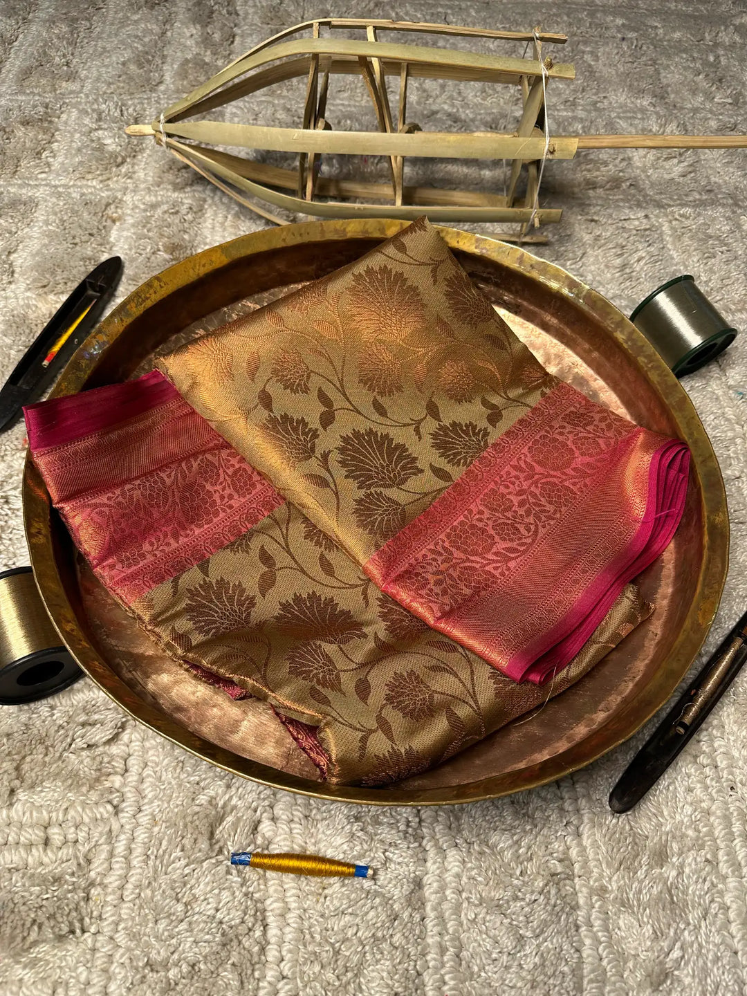 Eccentric Zari Weave Softsilk Banarasi Saree