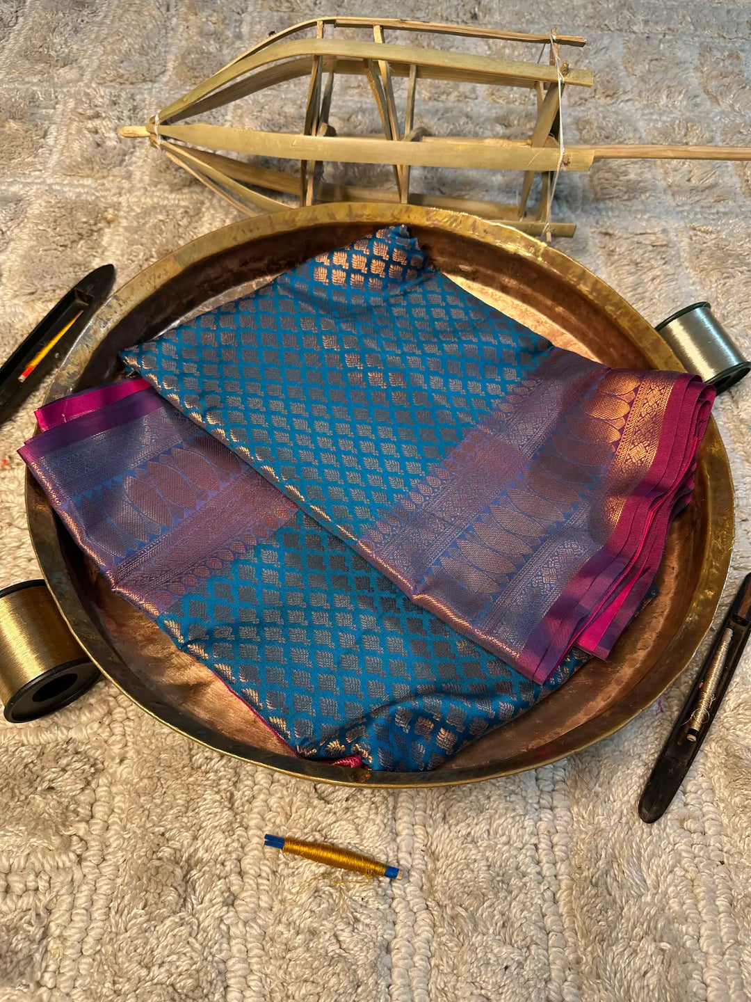 Eccentric Zari Weave Softsilk Banarasi Saree