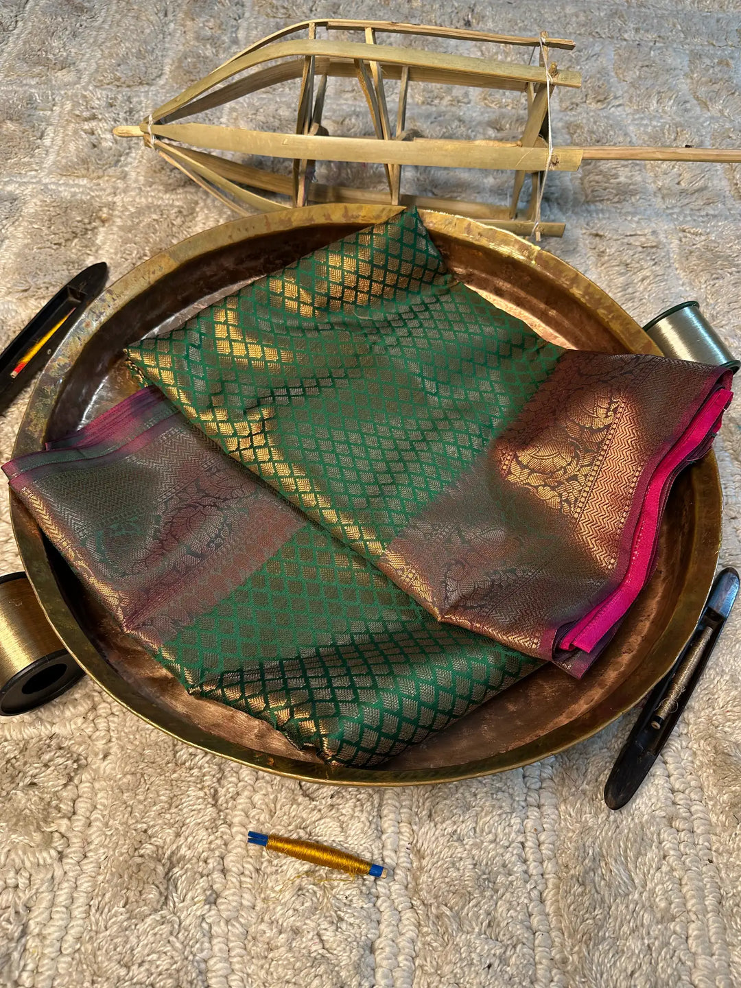 Eccentric Zari Weave Softsilk Banarasi Saree