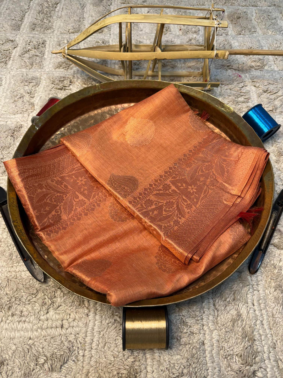 Eccentric zari weave Softsilk Banarasi Saree