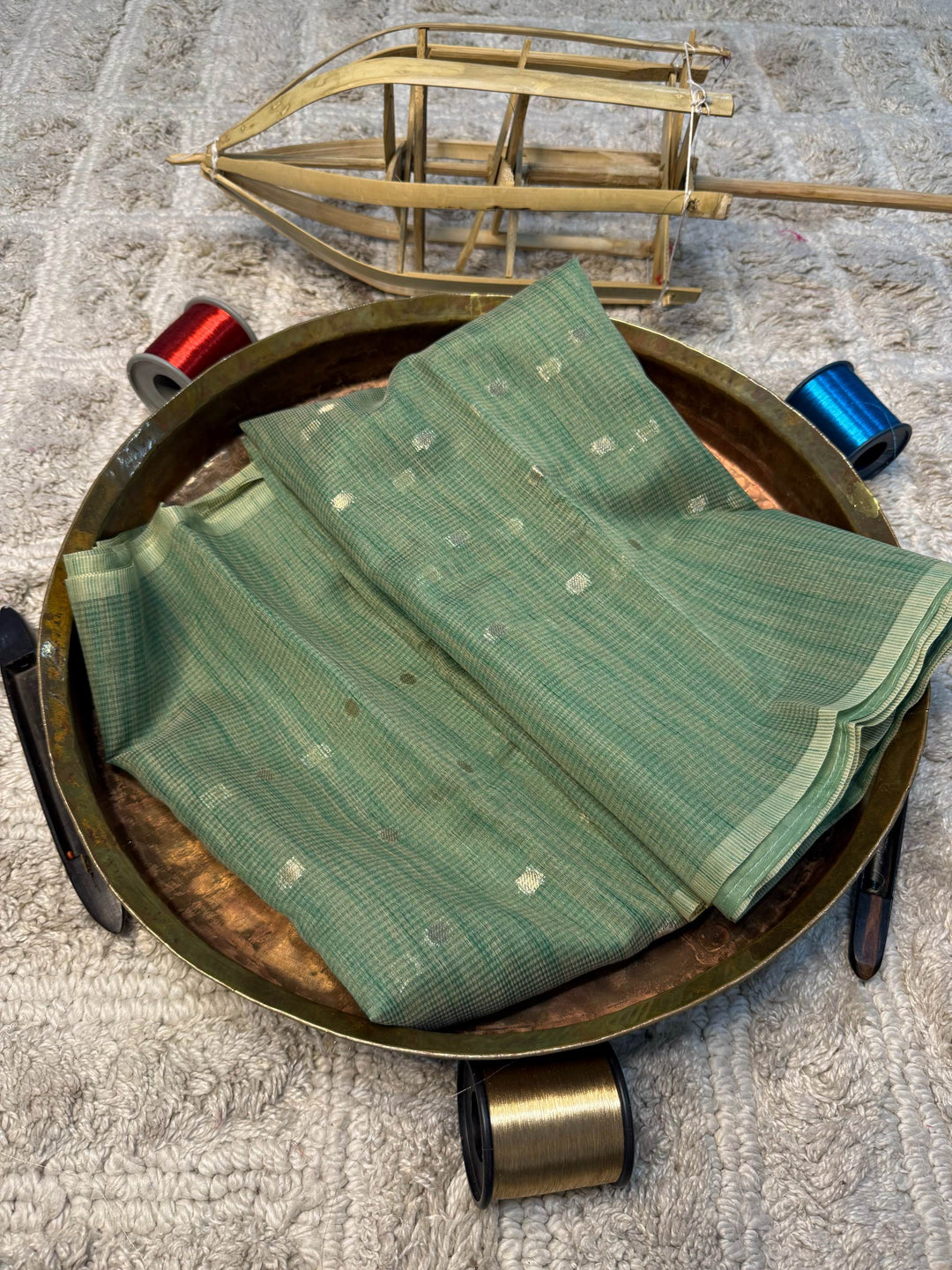 Eccentric zari weave Softsilk Banarasi Saree