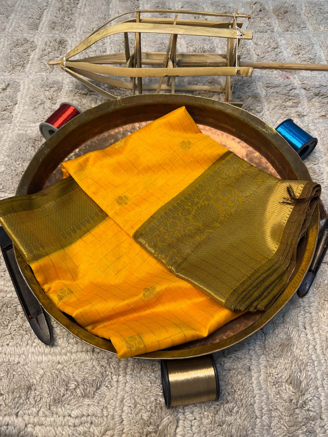 Eccentric zari weave Softsilk Banarasi Saree