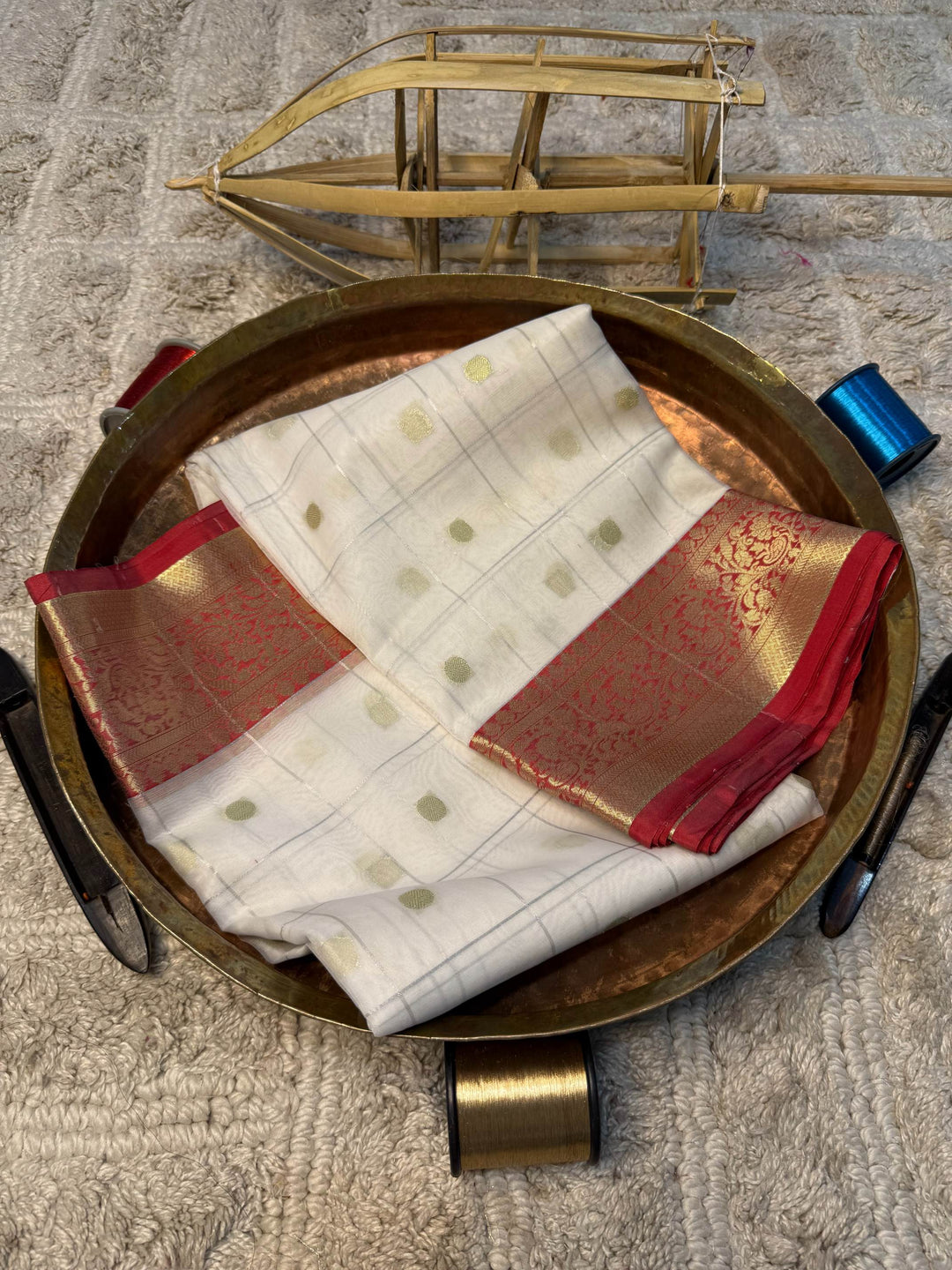 Eccentric zari weave Softsilk Banarasi Saree