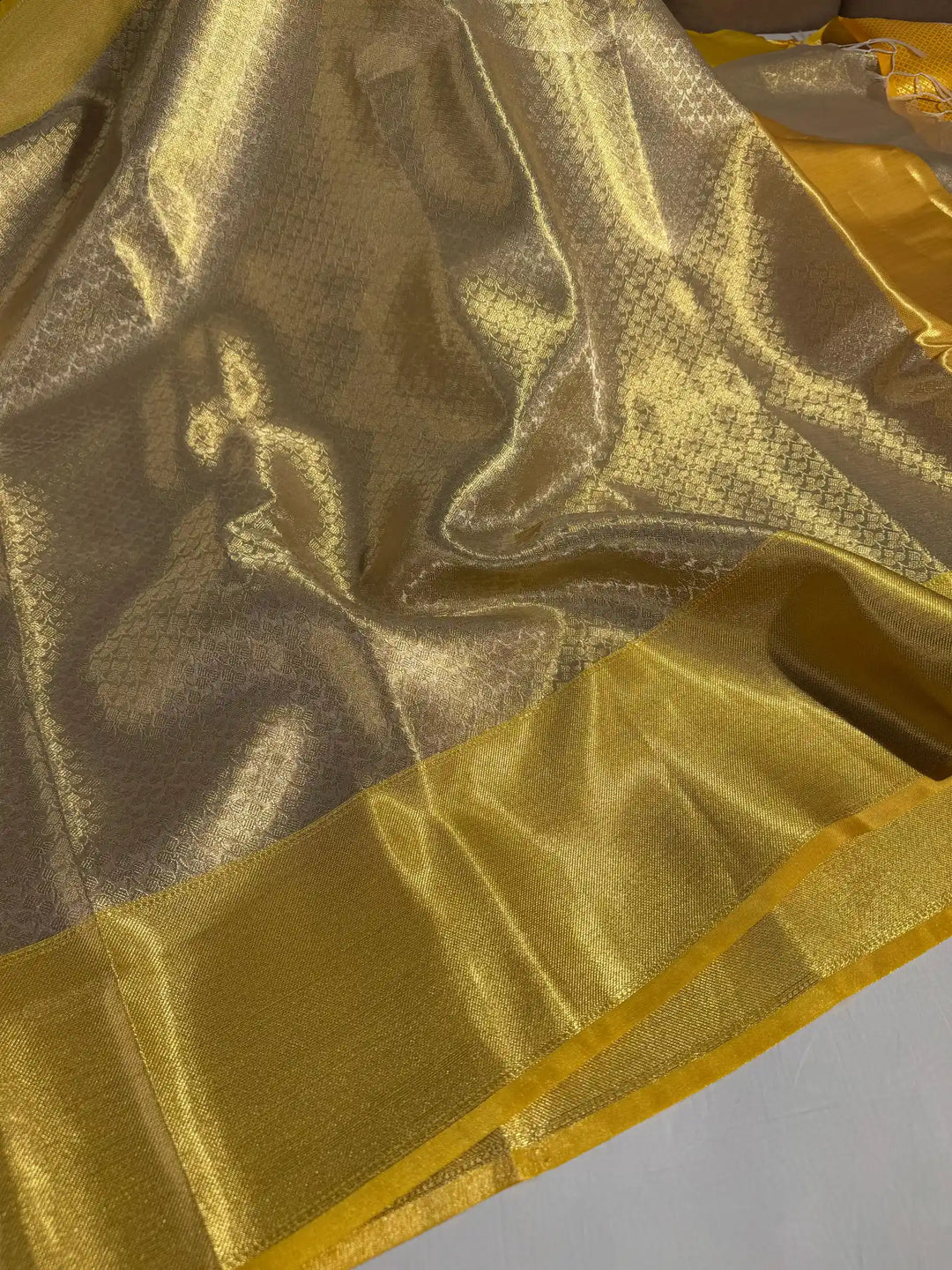 Manish Malhotra Inspired Janhvi Kapoor Inspired Tissue Silk Saree