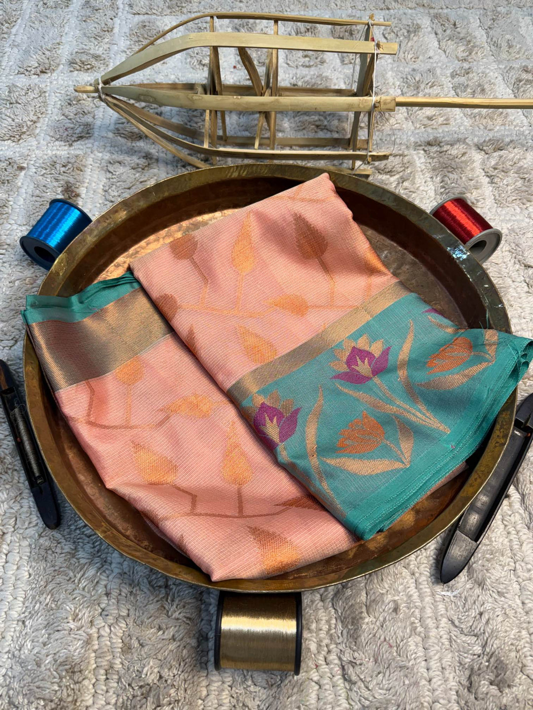 Eccentric zari weave Softsilk Banarasi Saree
